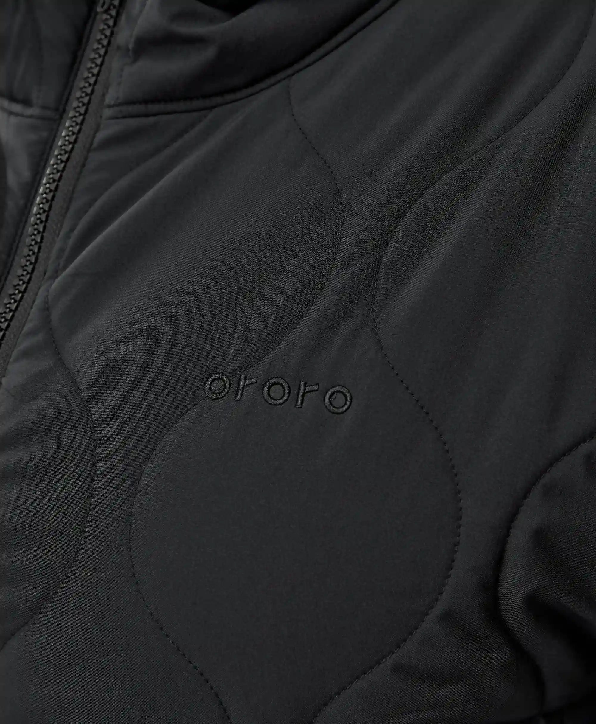 ORORO Heated Stargazer Women's Heated Quilted Hoodie Jacket (ORORO Heated Final Sale) - Image 12
