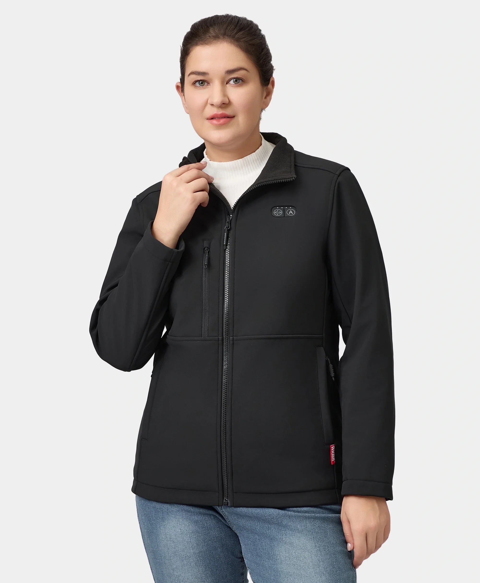 ORORO Heated (Open-box) Maverick SureWarm® Women's 6-Zone Dual-Control Heated Softshell Jacket (Battery Set Not Included) - Image 43
