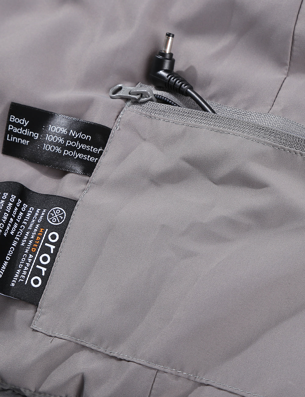 ORORO Heated Men's Classic Heated Vest (Apparel Only) - Image 23