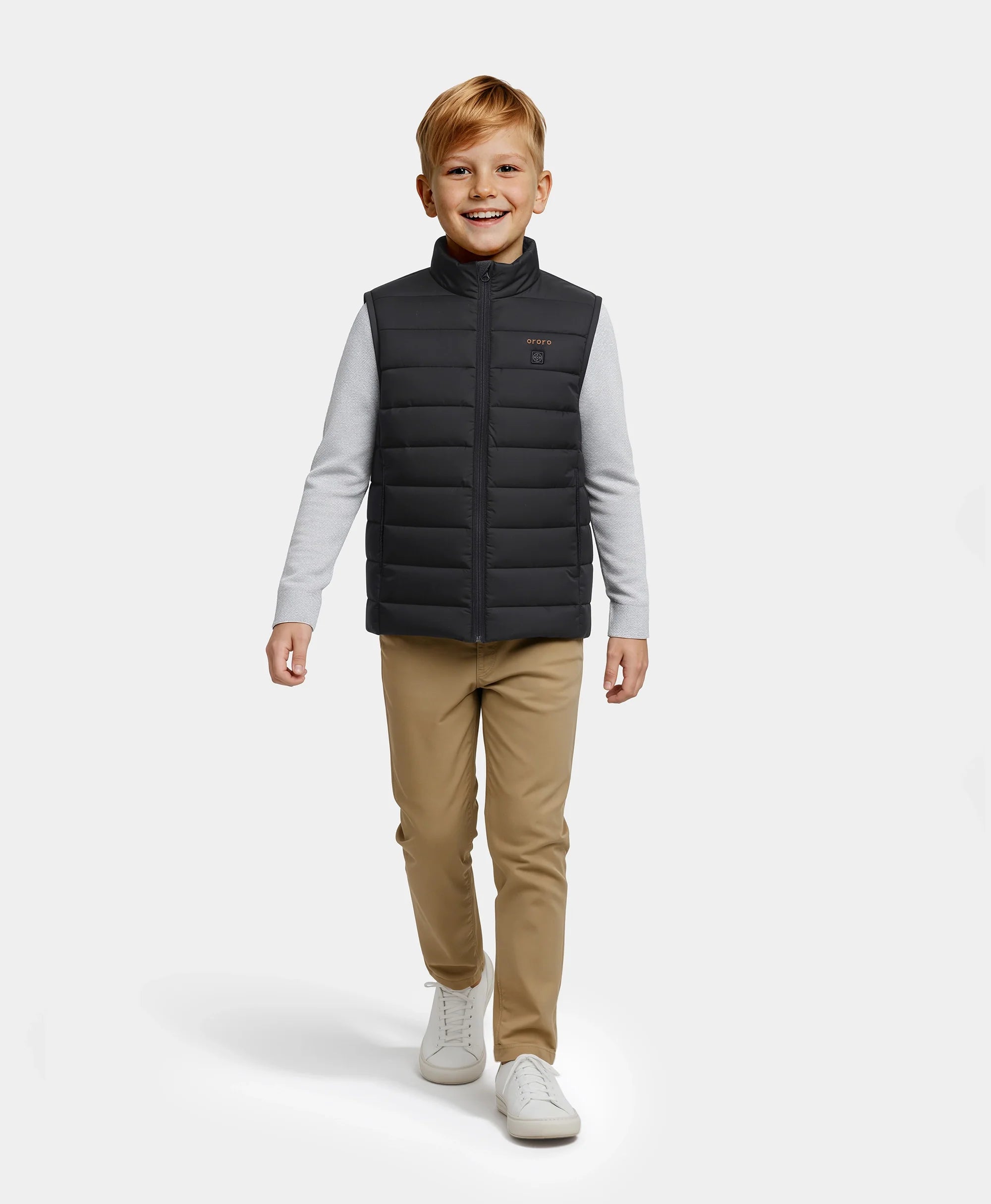 ORORO Heated Kids' 4-Zone Classic Heated Vest (Apparel Only) - Image 15