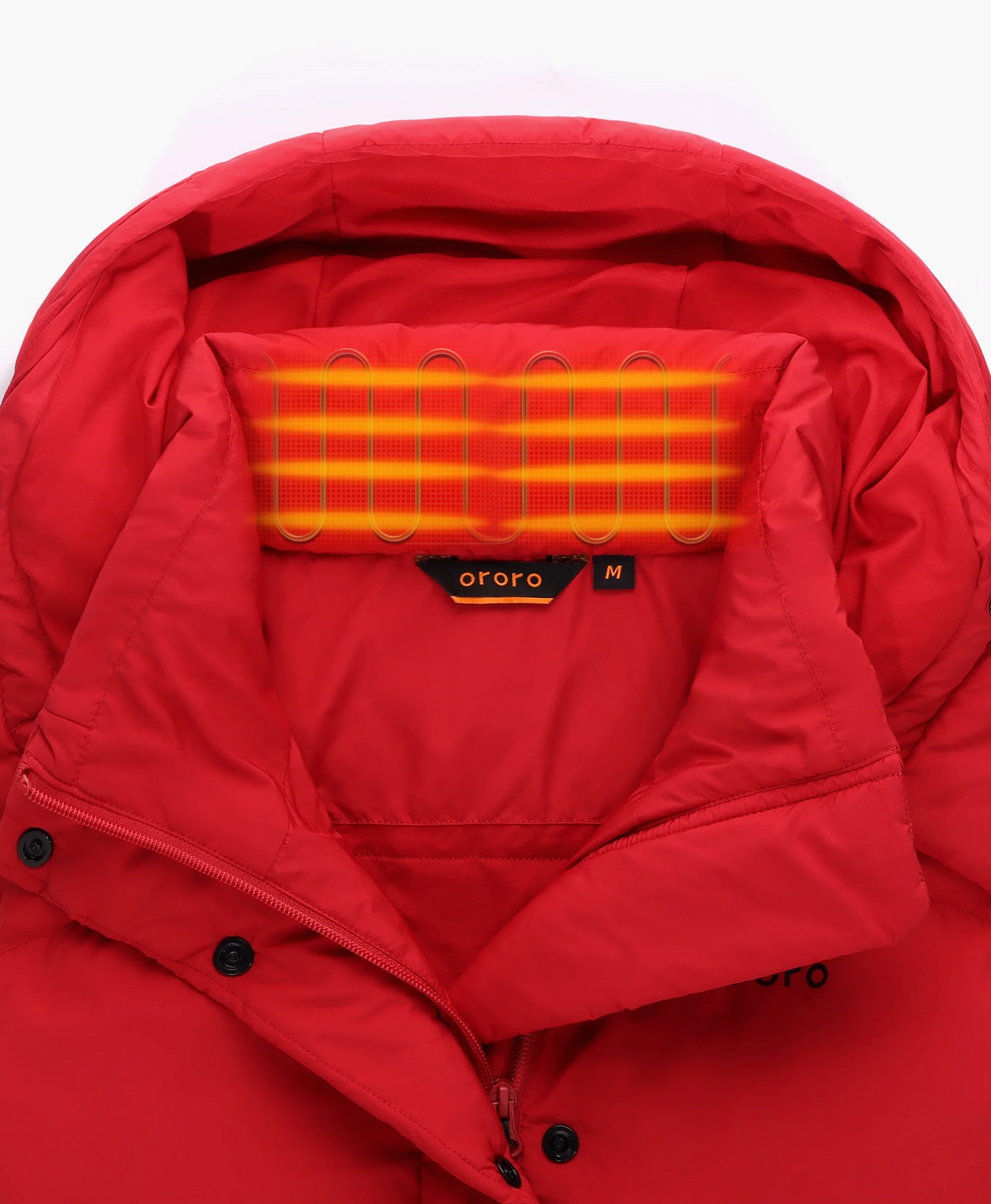 ORORO Heated Women's Heated Cropped Puffer Down Vest - Image 25