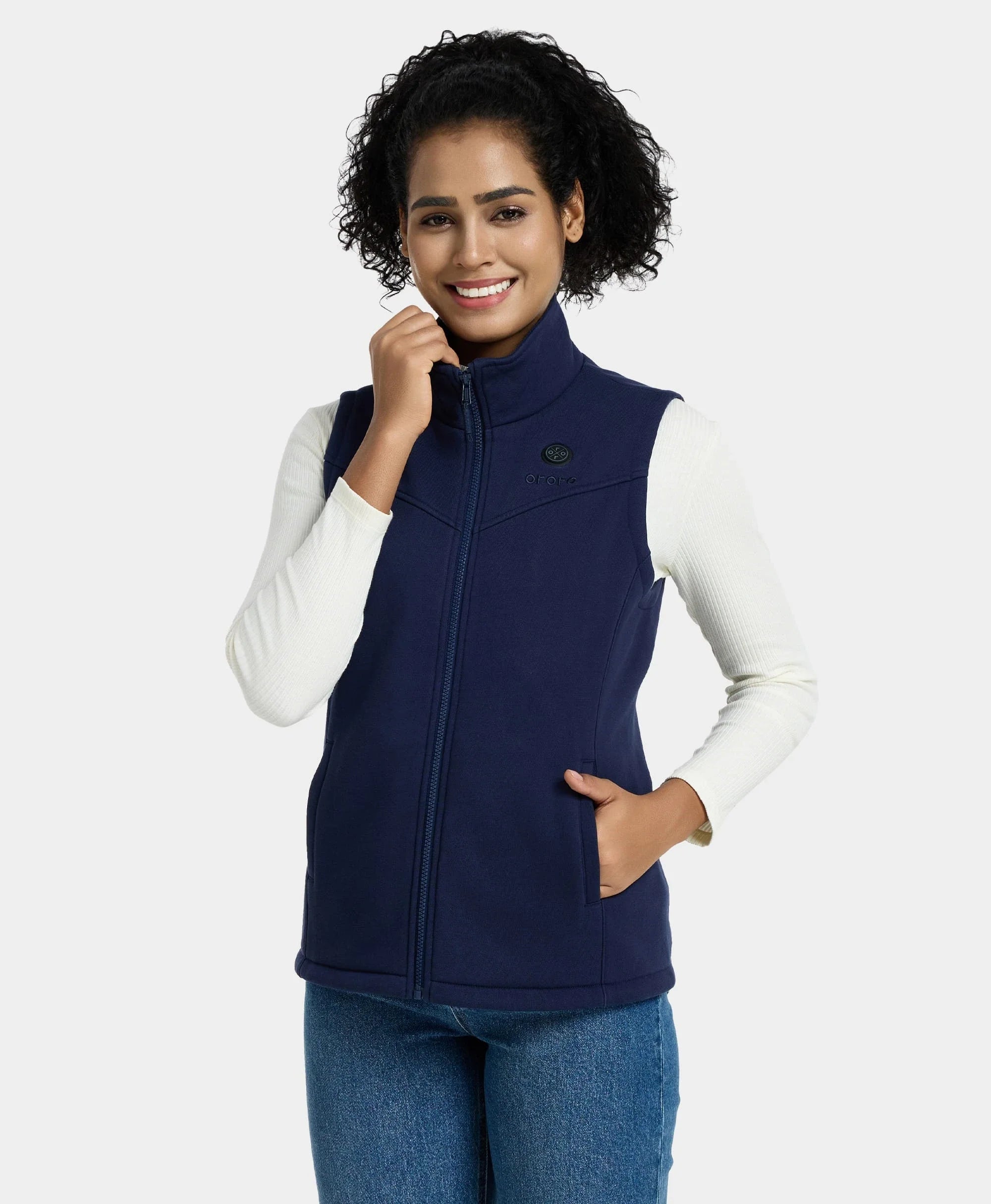 ORORO Heated Women's Heated Fleece Vest - New Colors (ORORO Heated Final Sale) - Image 32