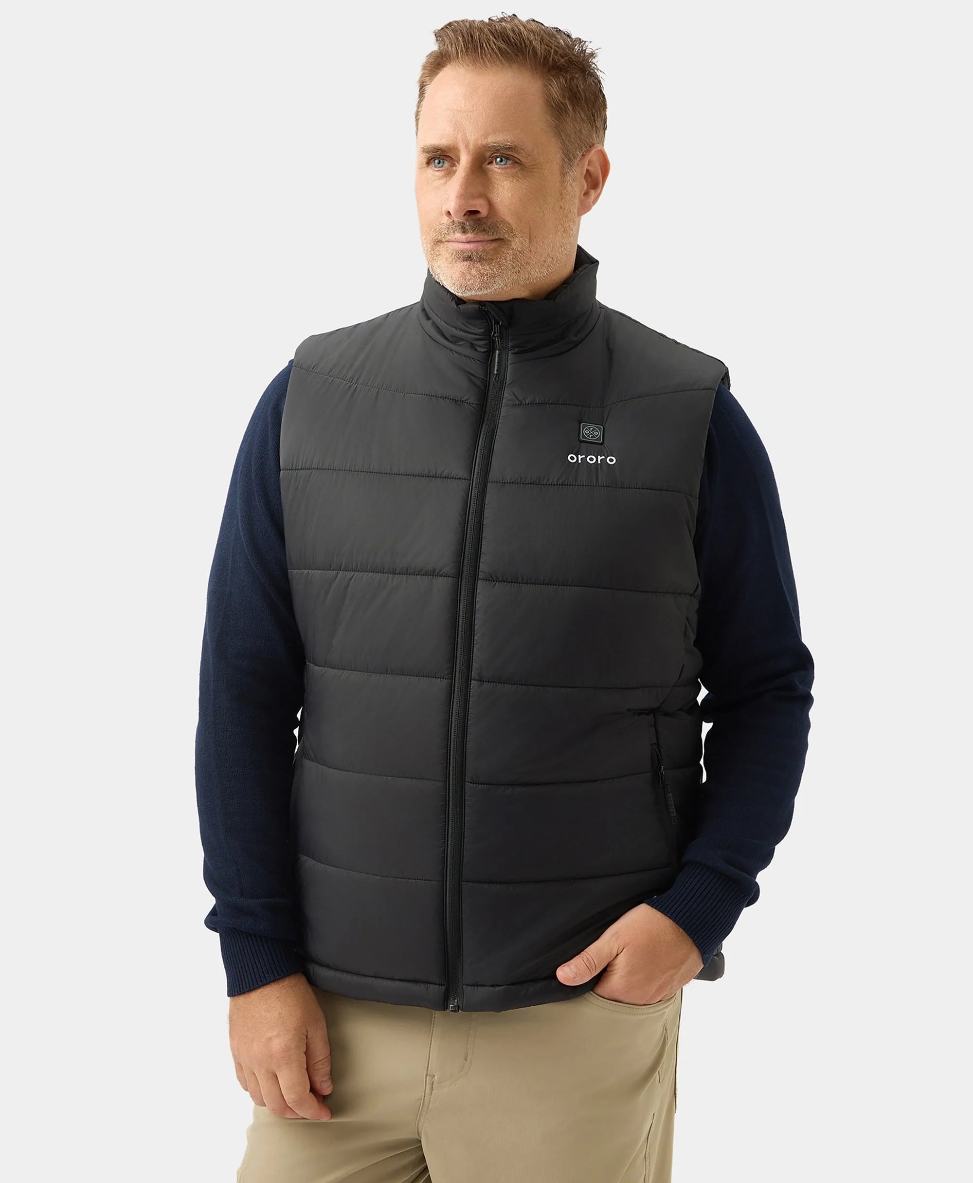 ORORO Heated Men's Classic Heated Vest (Apparel Only) - Image 5