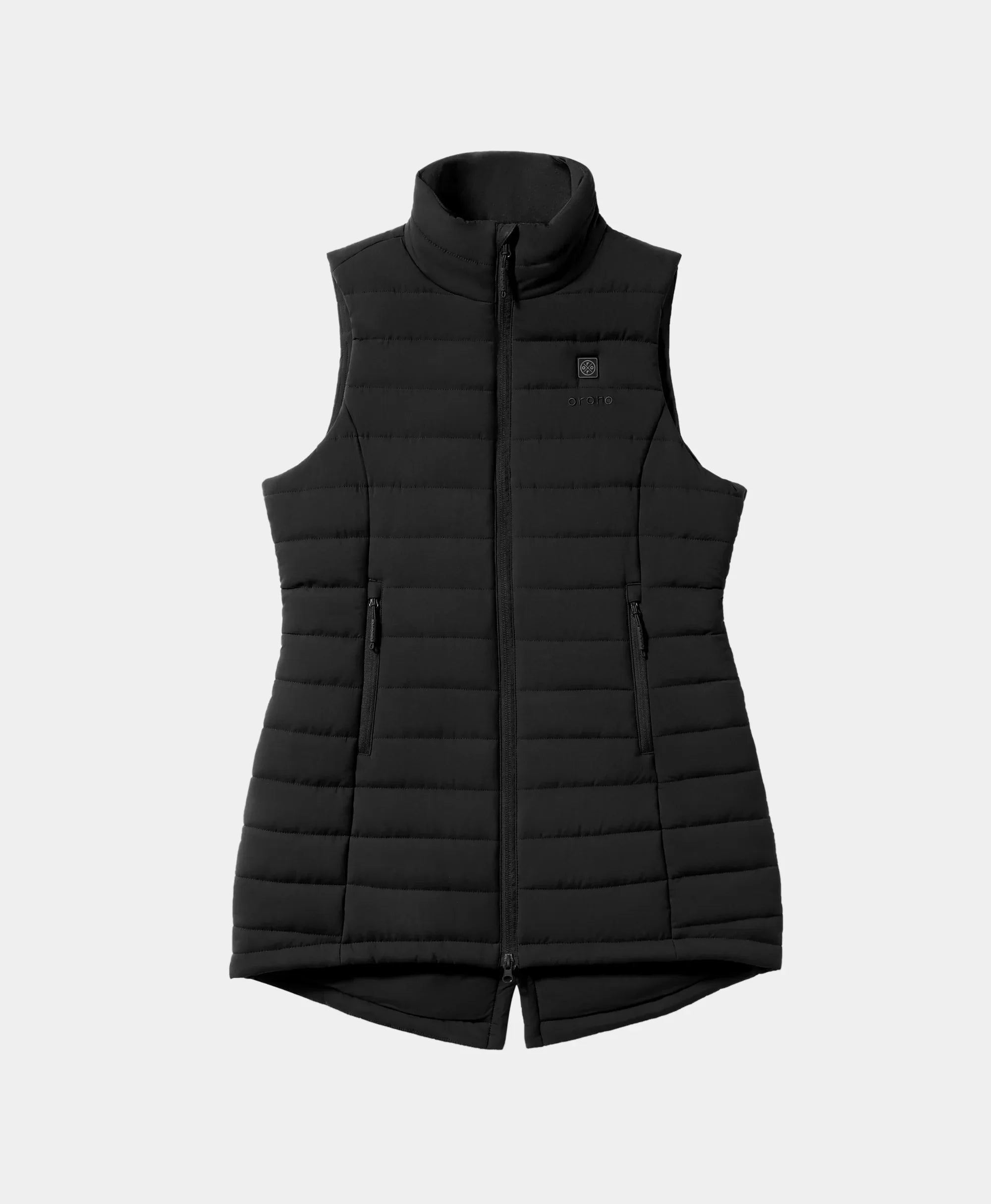 ORORO Heated Tribeca Women's Heated Long Puffer Vest - Image 22
