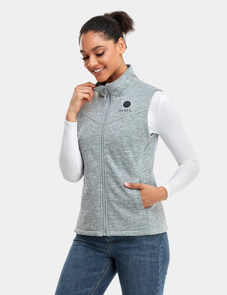 ORORO Heated Women's Heated Fleece Vest - New Colors (ORORO Heated Final Sale) - Image 23