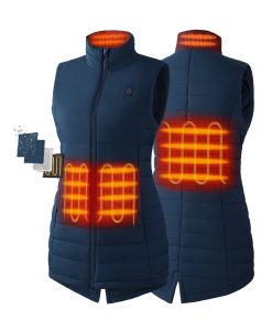 Alternative view of ORORO Heated Tribeca Women's Heated Long Puffer Vest