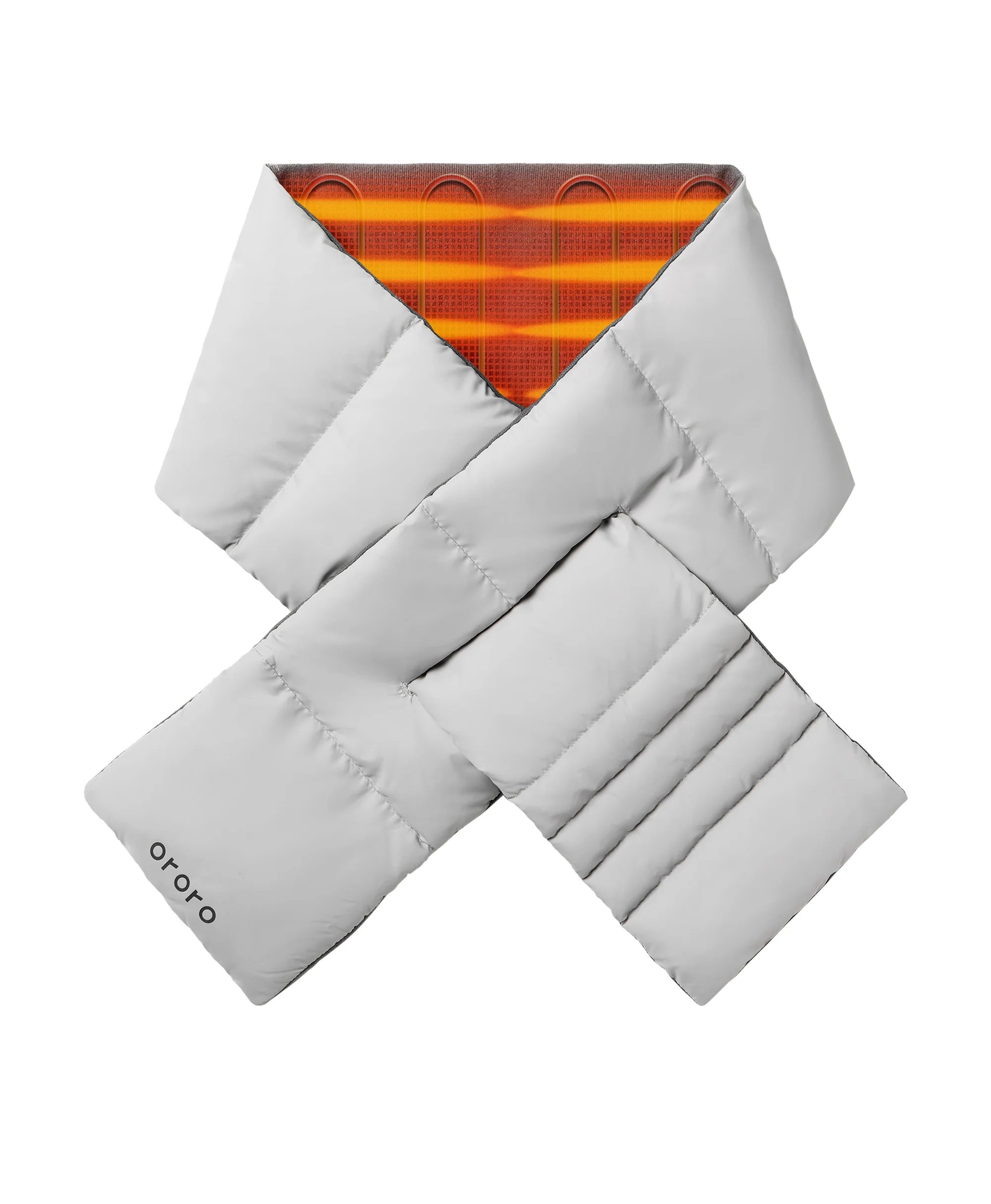 ORORO Heated Unisex Heated Puffer Down Scarf - Image 3