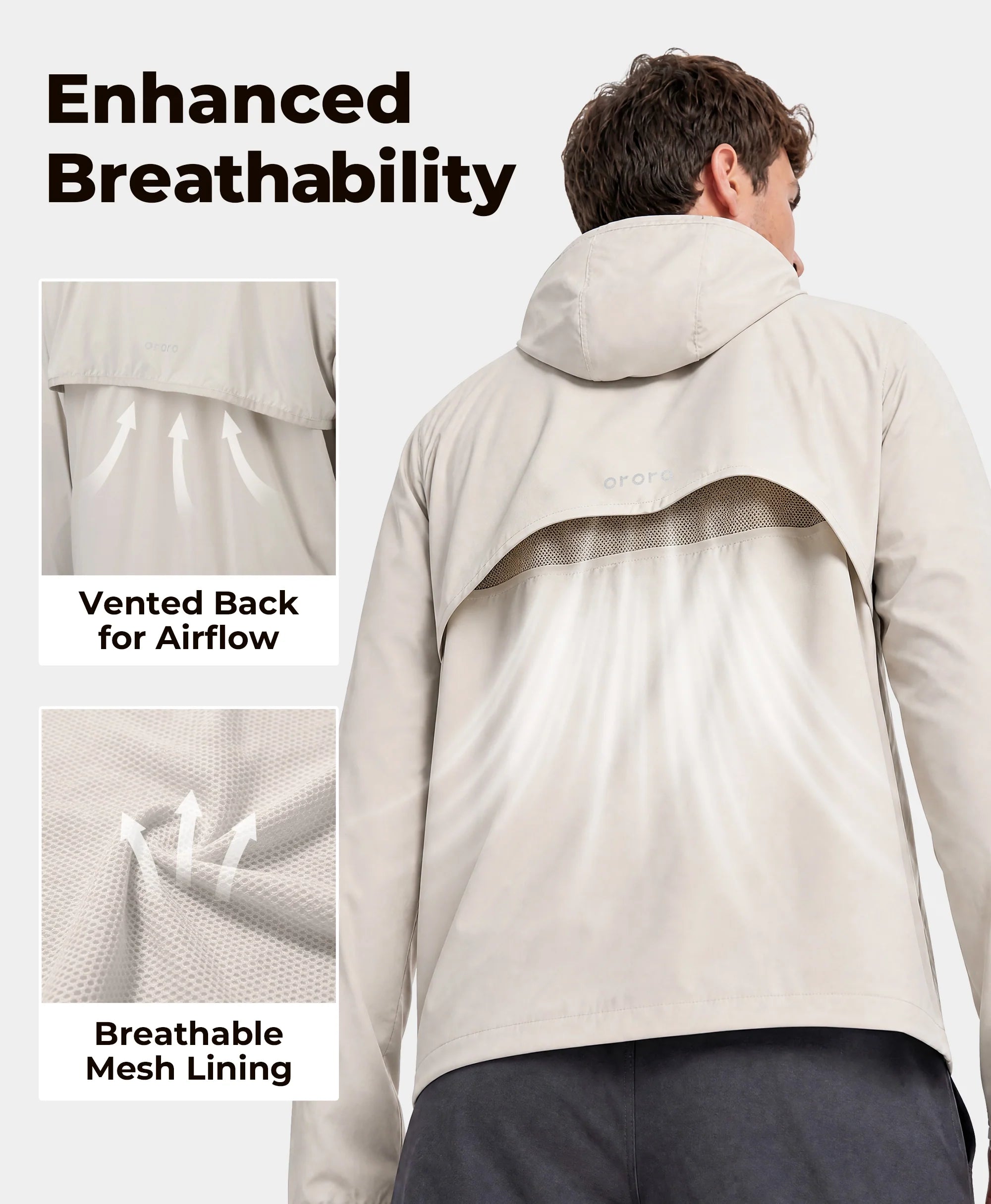 ORORO Heated Men’s UPF 50 Sun Protection Jacket - Image 10