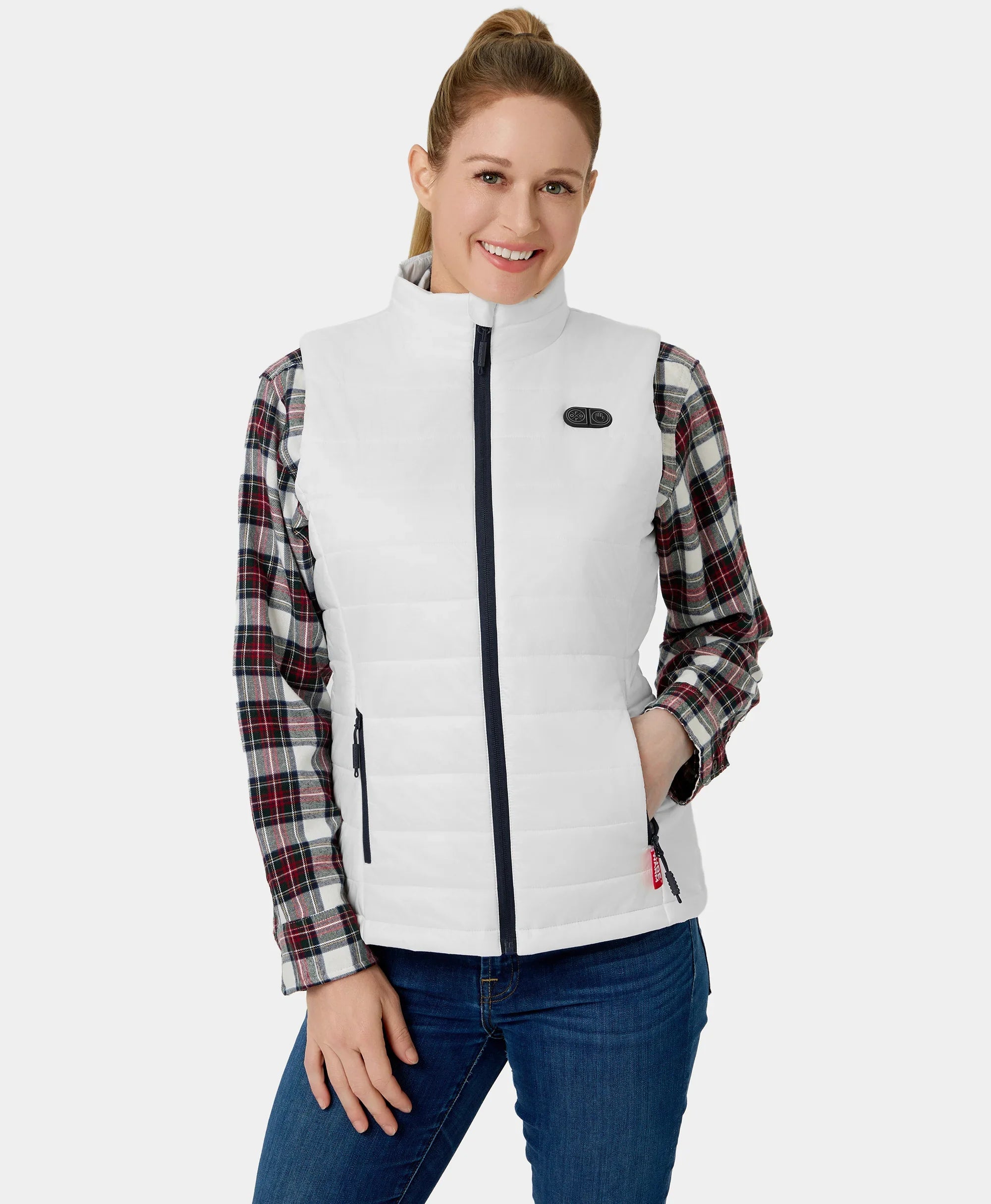 ORORO Heated (Open-box) SureWarm® Women's 7-Zone Dual-Control Classic Pro Heated Vest (Battery Set Not Included) - Image 18