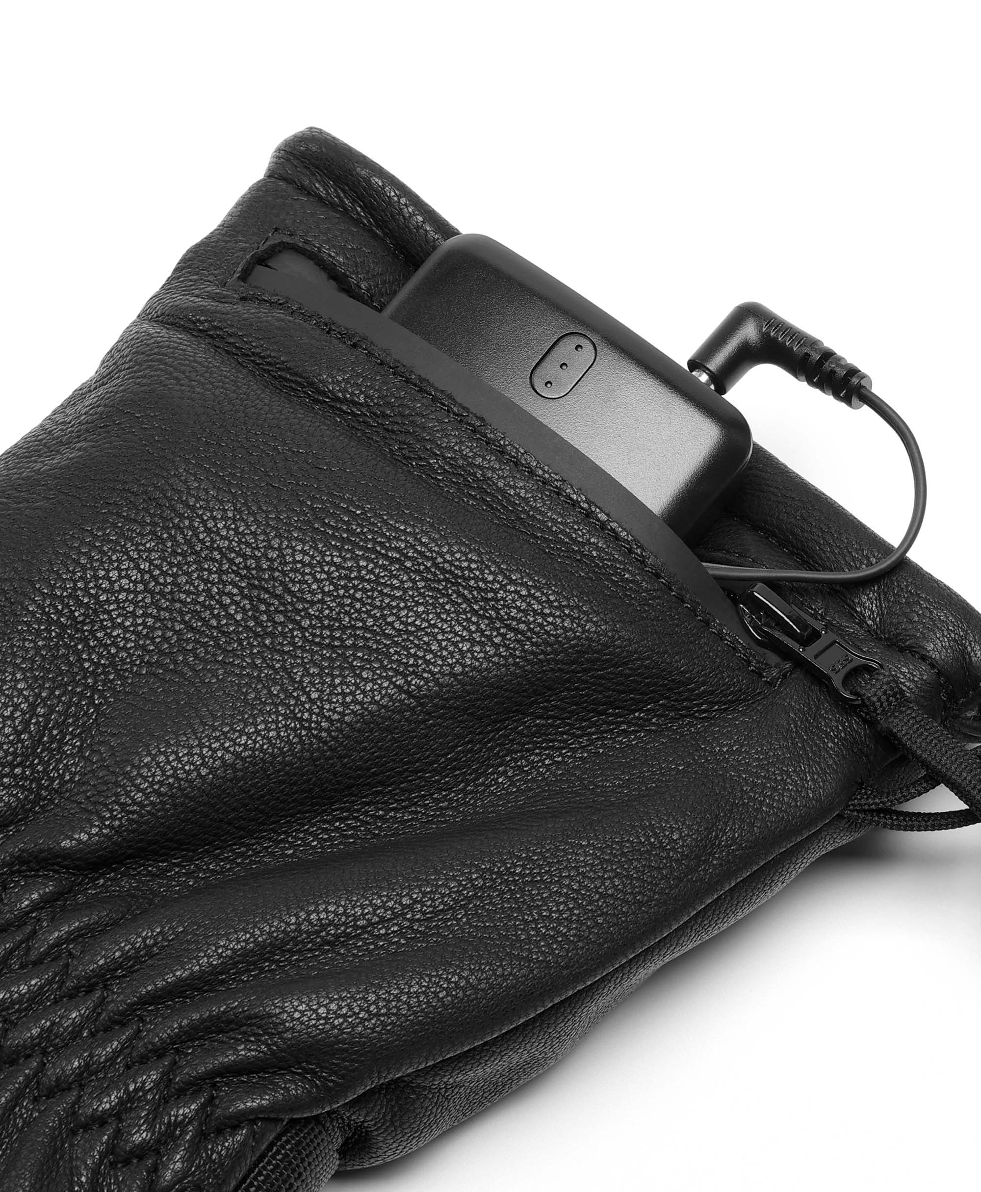 ORORO Heated (Open-box) Boise Unisex Heated Full Leather Gloves - Image 11