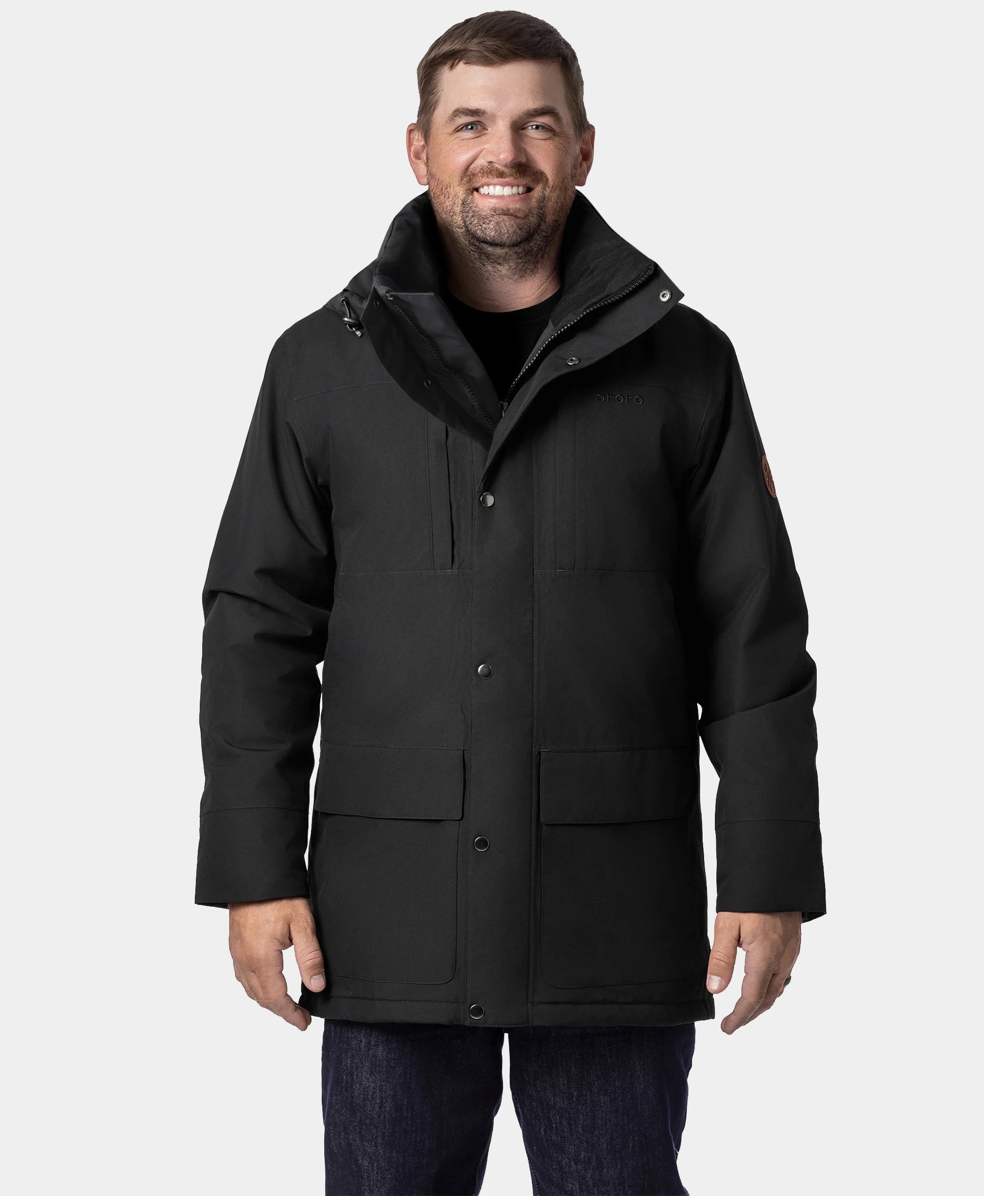 ORORO Heated (Open-box) Gstaad Men's Waterproof Heated Parka (Battery Set Not Included) - Image 2