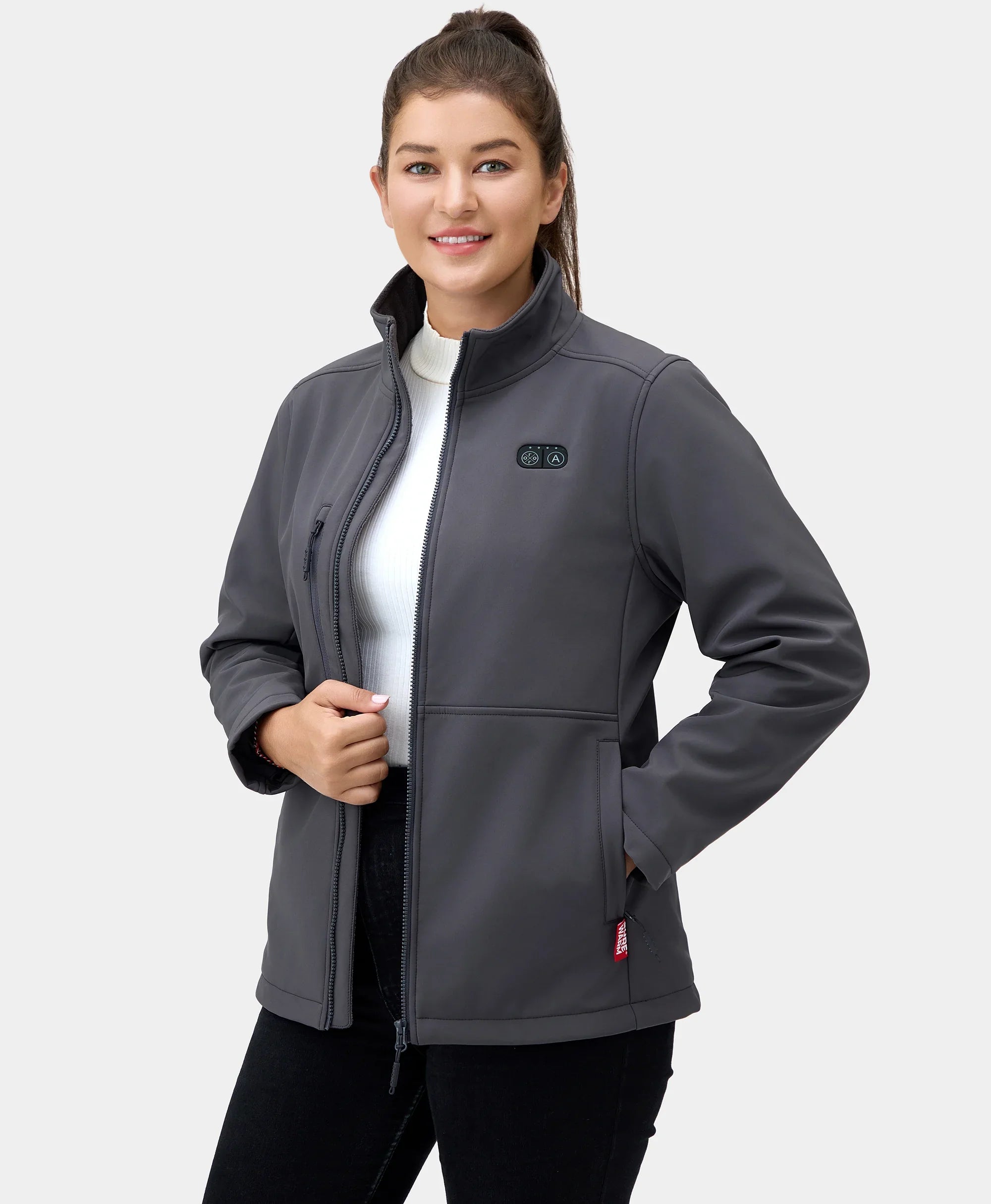 ORORO Heated Maverick ORORO Heated SureWarm® Women's 6-Zone Dual-Control Heated Softshell Jacket (Apparel Only) - Image 15