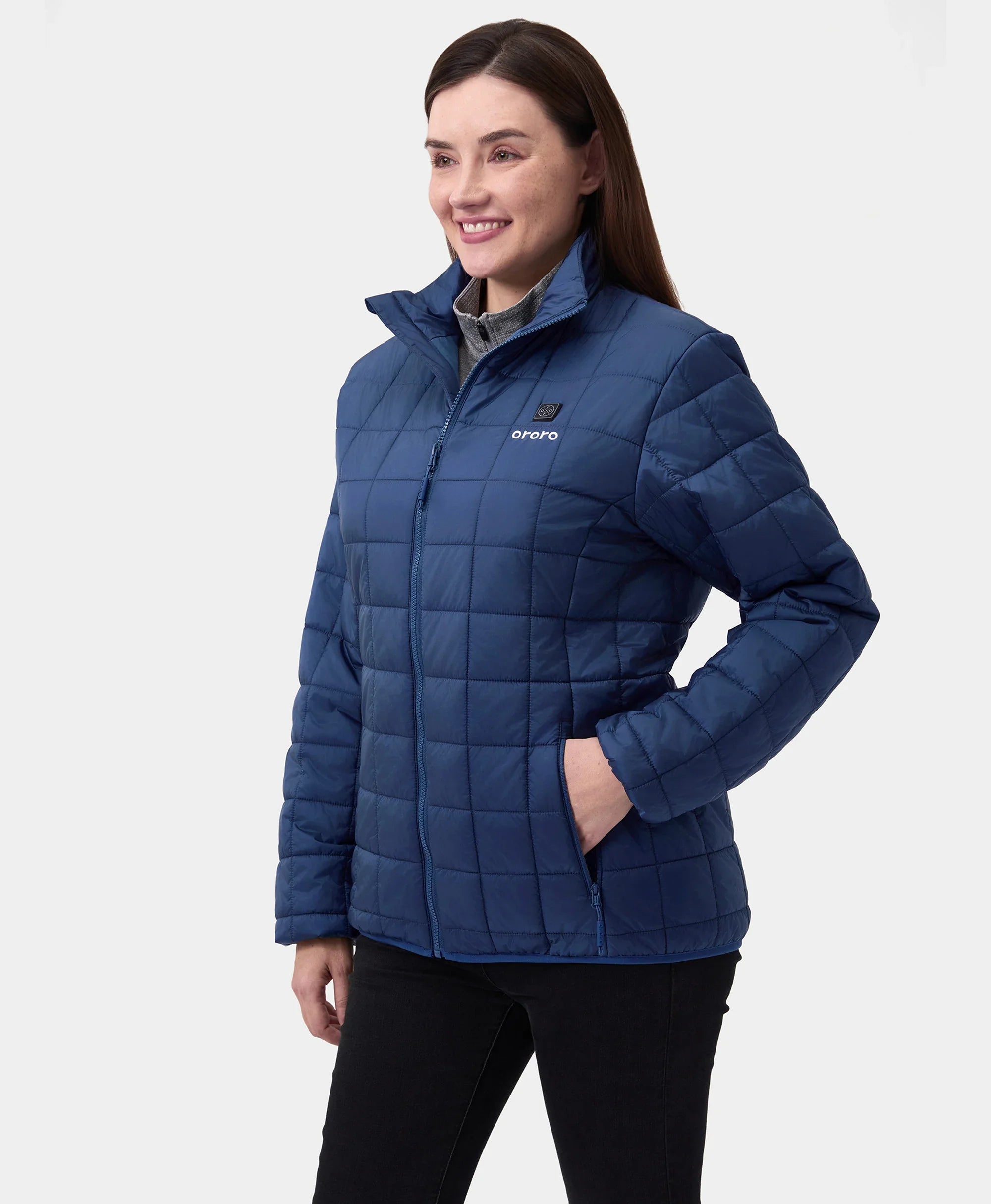 ORORO Heated Prism Women's Heated Quilted Jacket (Apparel Only) - Image 3