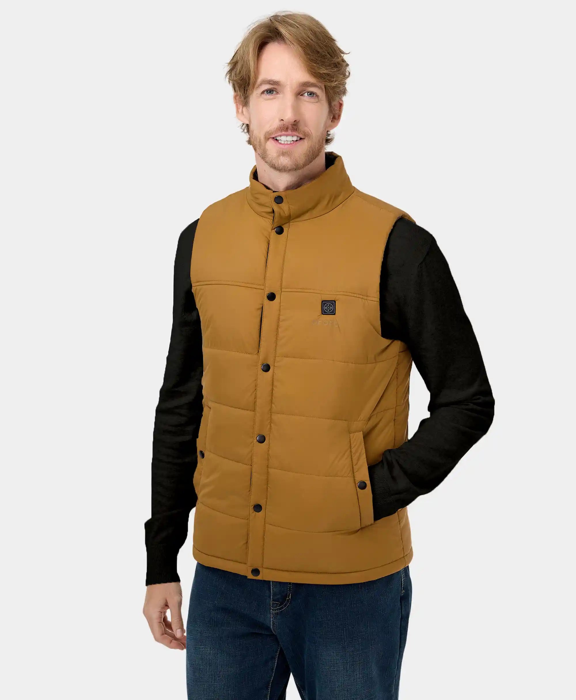 ORORO Heated (Open-box) PuffLyte™ Men's Heated Lightweight Vest (Battery Set Not Included) - Image 30