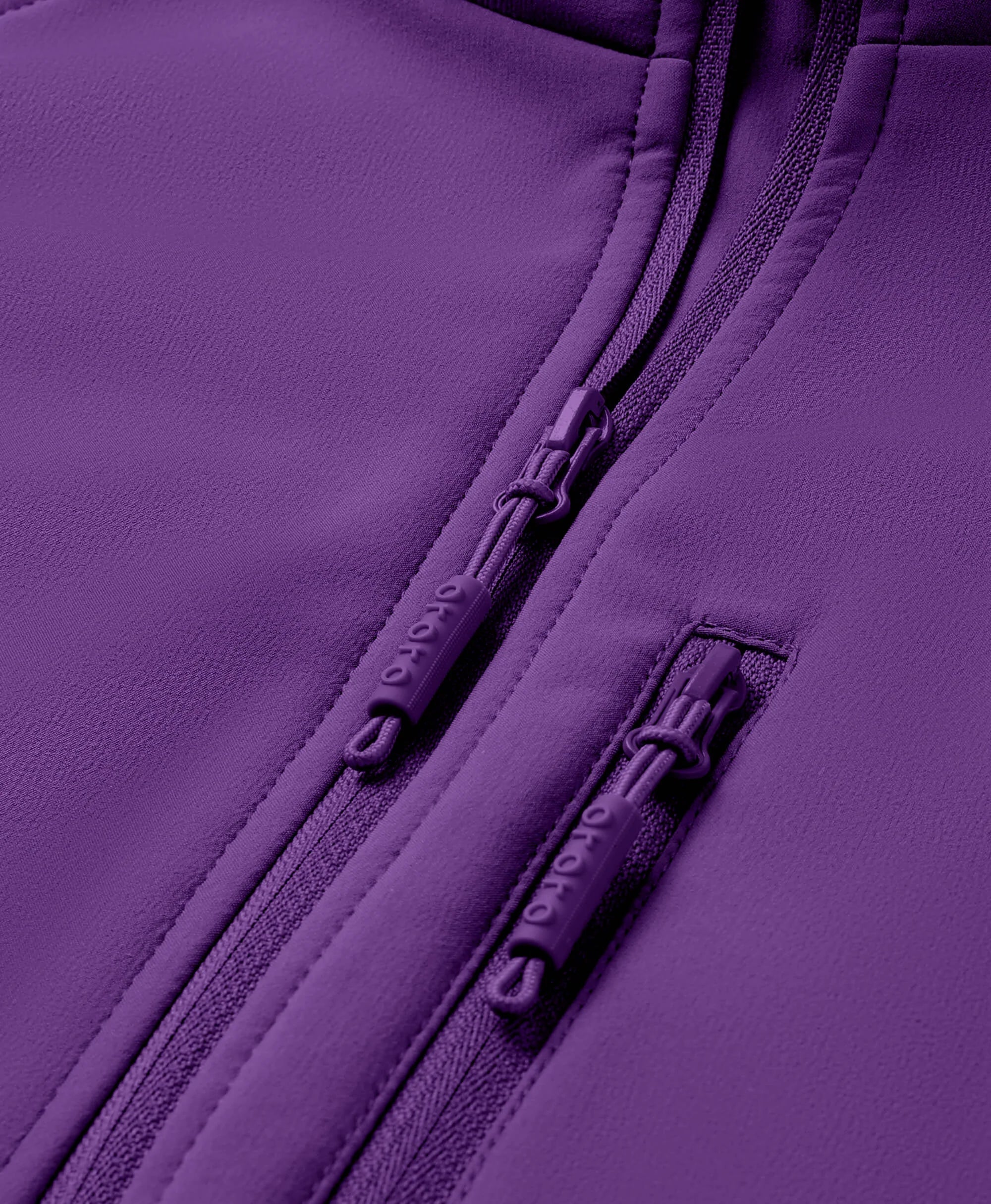 ORORO Heated Women's 4-Zone Heated Softshell Vest (Purple) - Westminster Kennel Club® Edition - Image 7