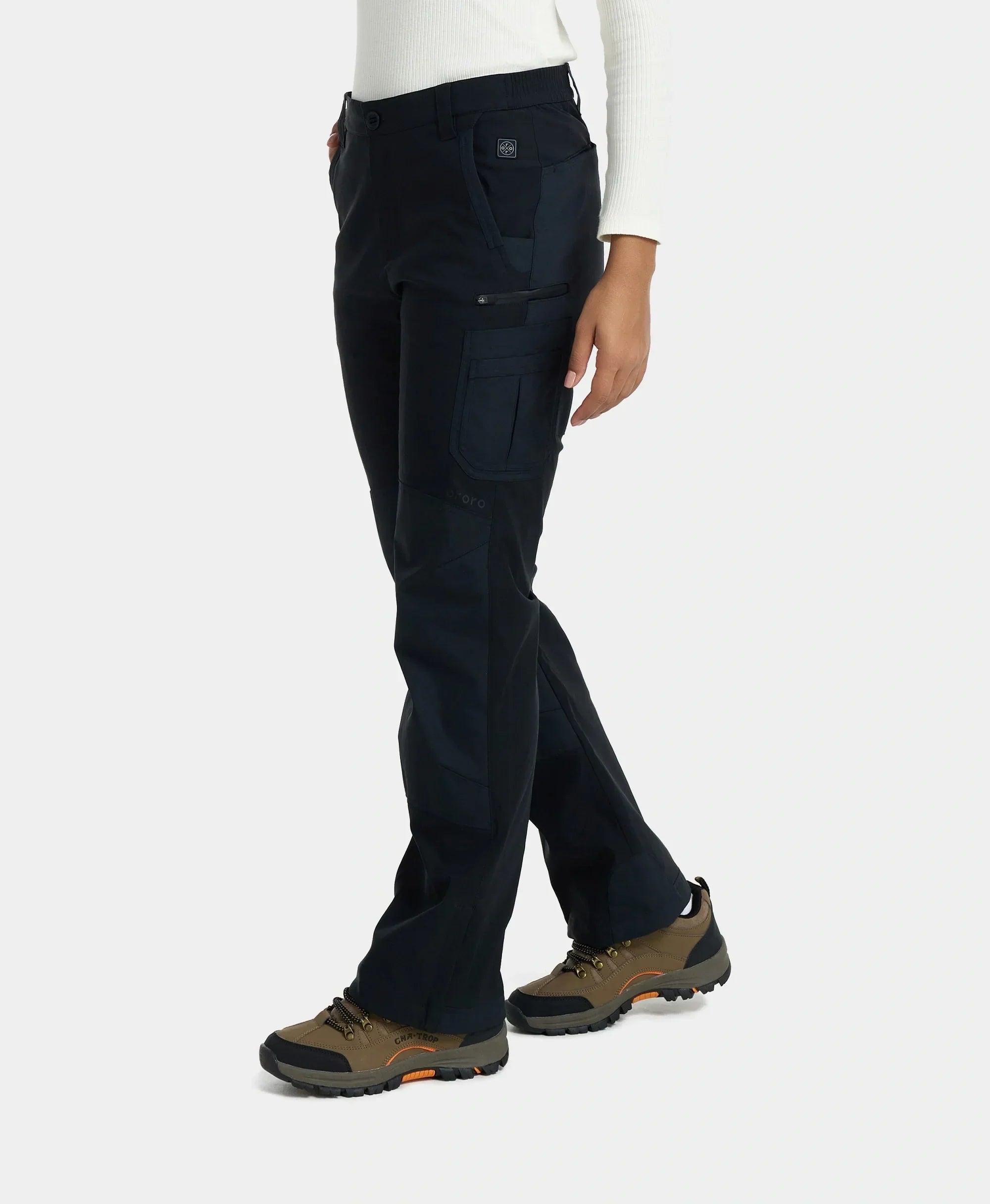 ORORO Heated Bristol Lite Women's Heated Utility Fleece Lined Pants (ORORO Heated Final Sale) - Image 3