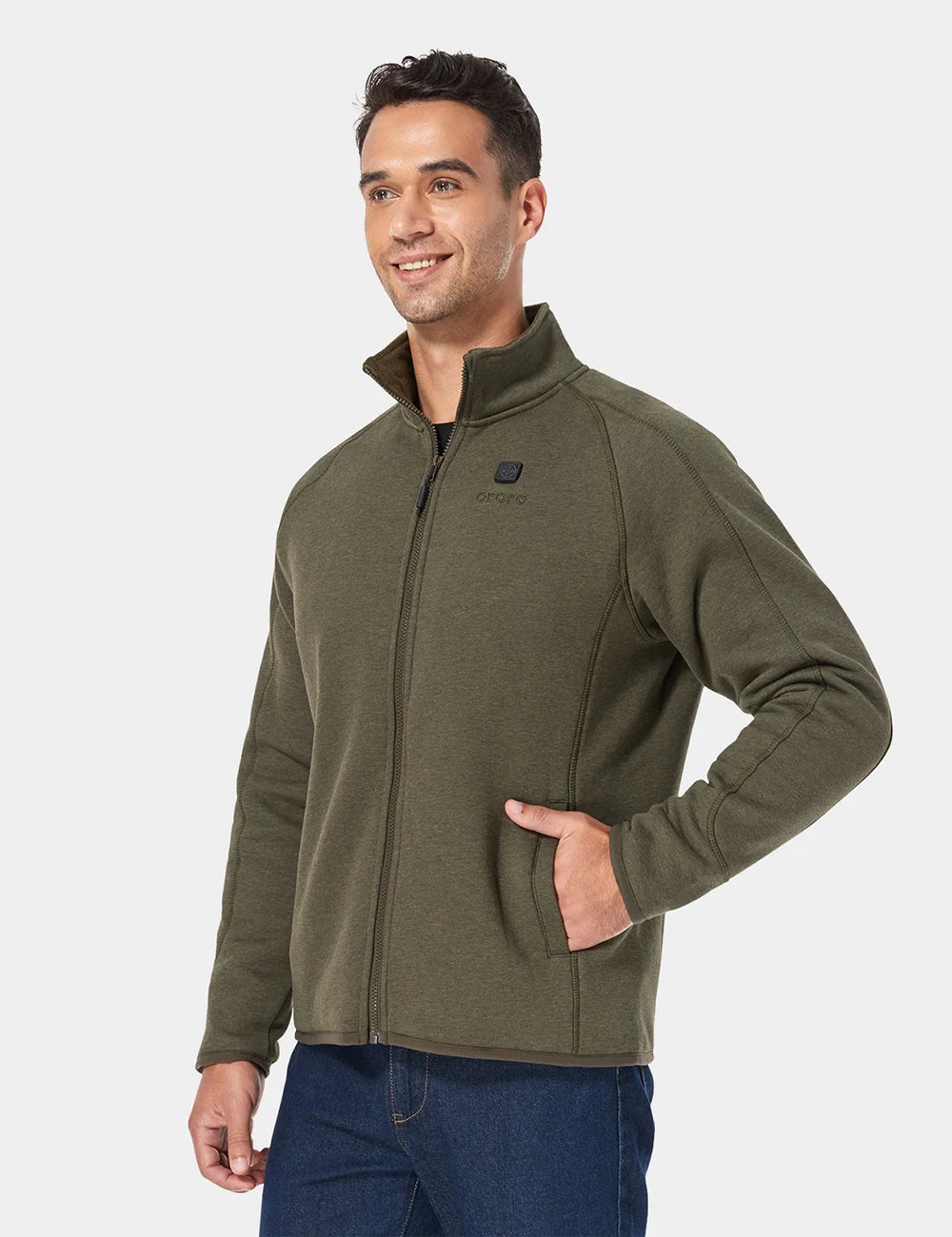 ORORO Heated (Open-box) Men's Heated Fleece Jacket (Battery Set Not Included) - Image 20