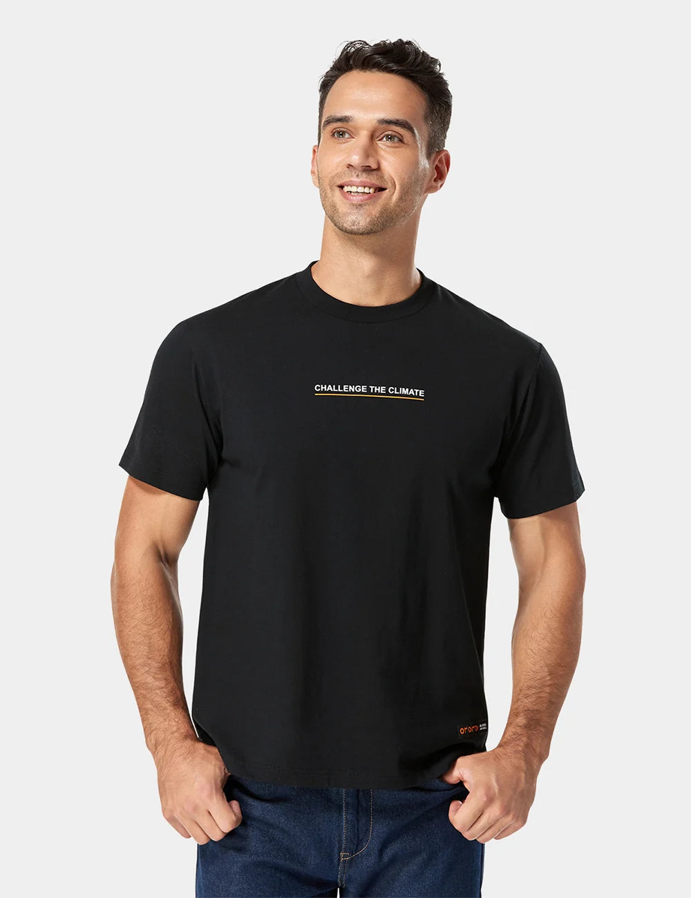 ORORO Heated Unisex Classic Cotton T-Shirt (ORORO Heated Final Sale)