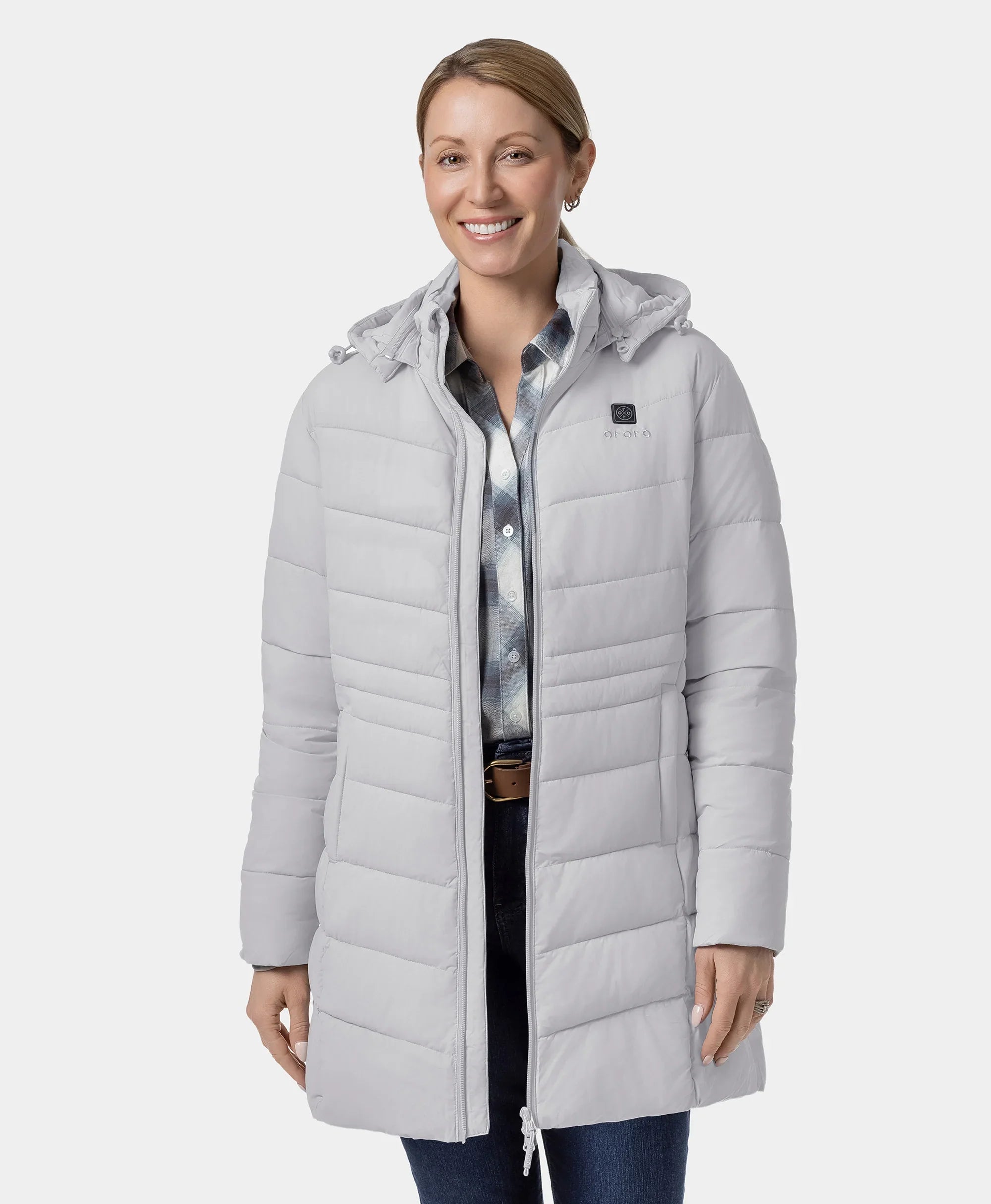 ORORO Heated Women's Heated Puffer Parka Jacket (Apparel Only) - Image 39