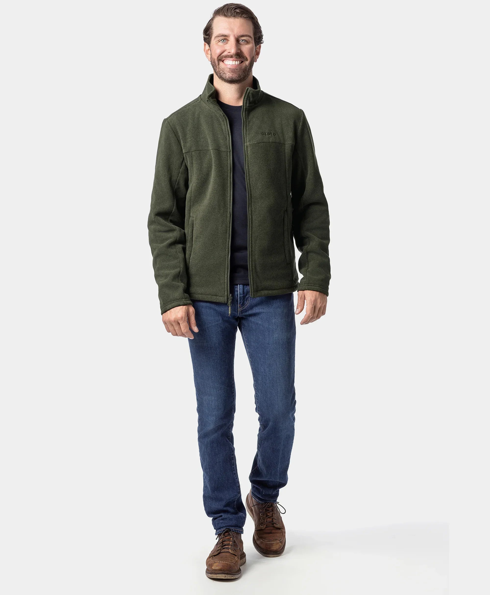 ORORO Heated (Open-box) River Ridge Men's Heated Fleece Liner Jacket (Battery Set Not Included) - Image 12