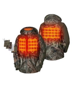 ORORO Heated (Open-box) Men's Heated Hunting Jacket - Camouflage, Mossy Oak® Country DNA  (Battery Set Not Included)