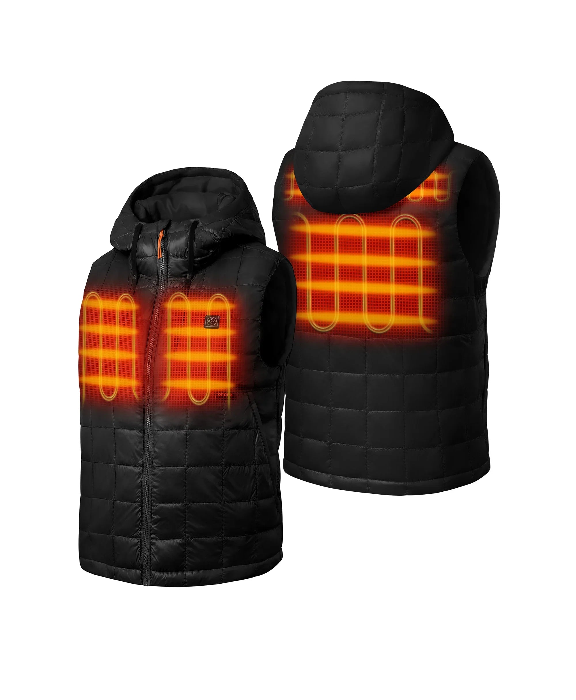 ORORO Heated (Open-box) PuffLyte™ Women's Junior 4-Zone Hooded Heated Vest (Battery Set Not Included) - Image 12