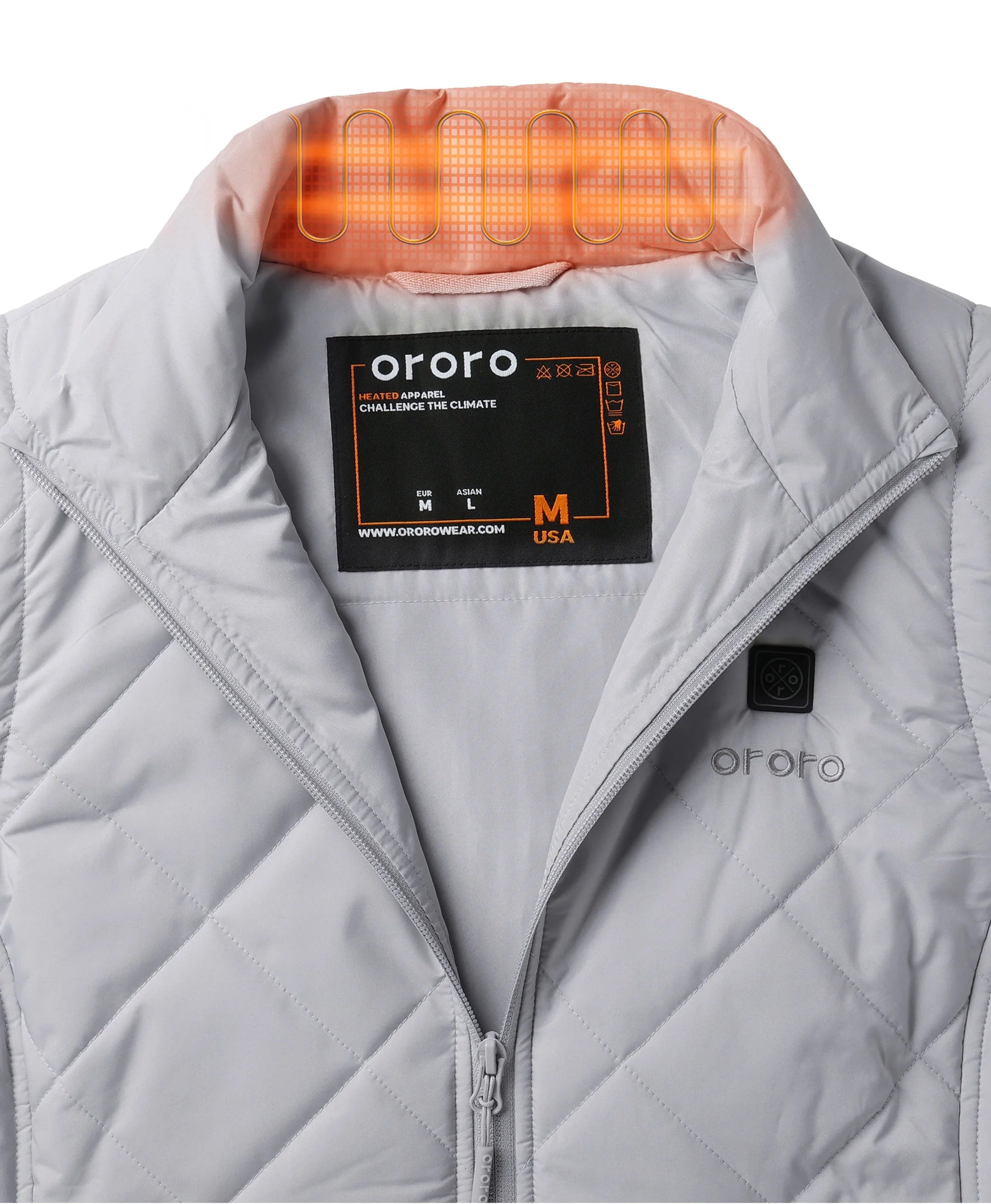 ORORO Heated Women's 4-Zone Heated Quilted Vest - Westminster Kennel Club® Edition - Image 9
