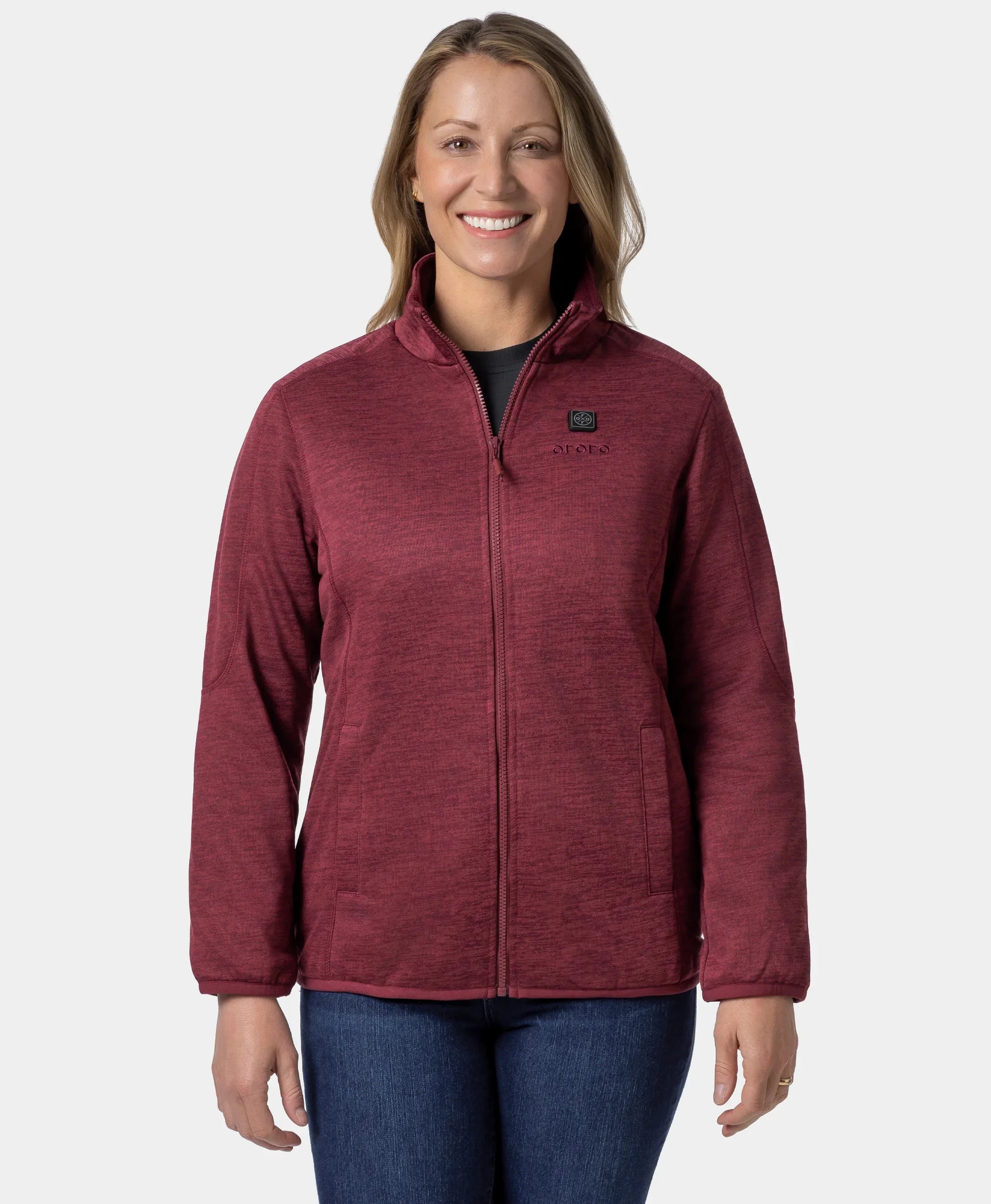 ORORO Heated Women's Heated Full-Zip Fleece Jacket - Image 36