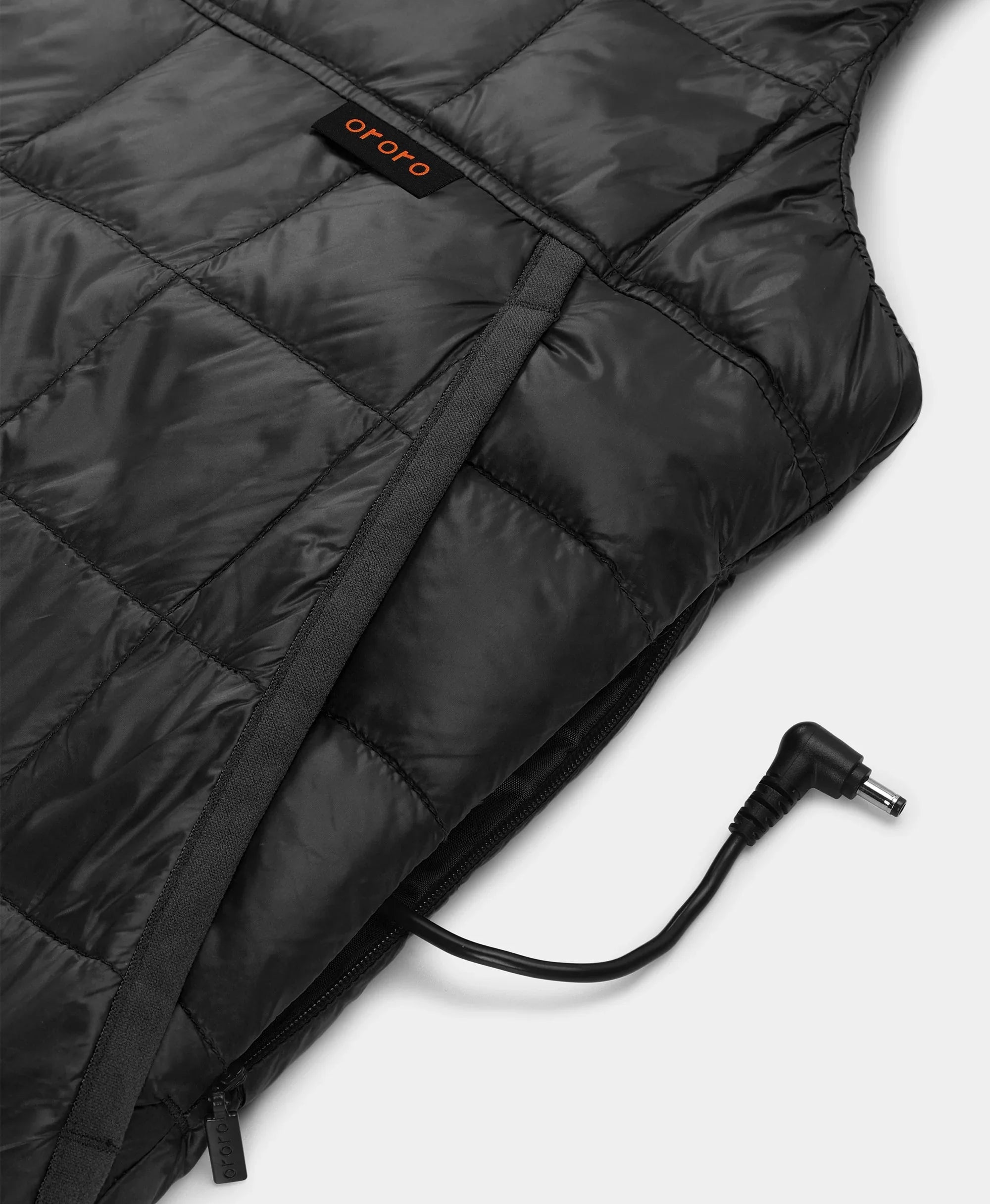 ORORO Heated PuffLyte™ Women's Junior 4-Zone Hooded Heated Vest (Apparel Only) - Image 18