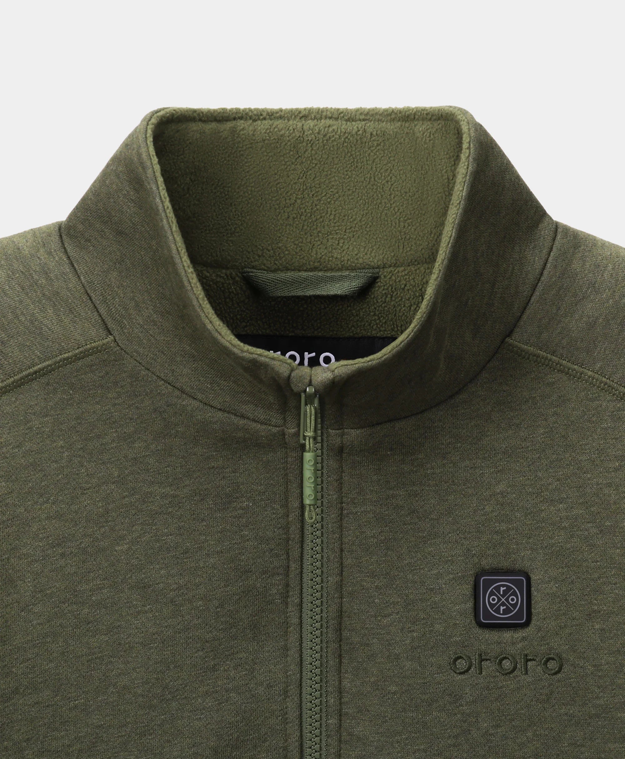 ORORO Heated (Open-box) Men's Heated Full-Zip Fleece Jacket (Battery Set Not Included) - Image 21