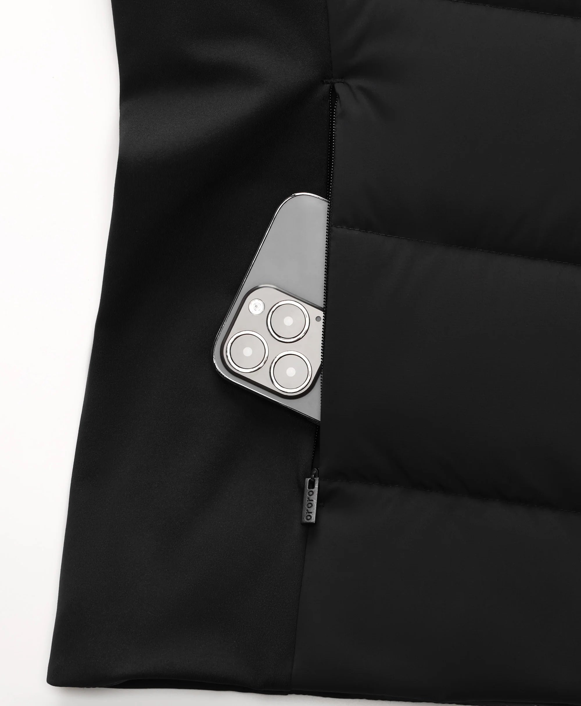 ORORO Heated Turnberry Women's Heated Golf Jacket w/ Zip-off Sleeves (Apparel Only) - Image 12