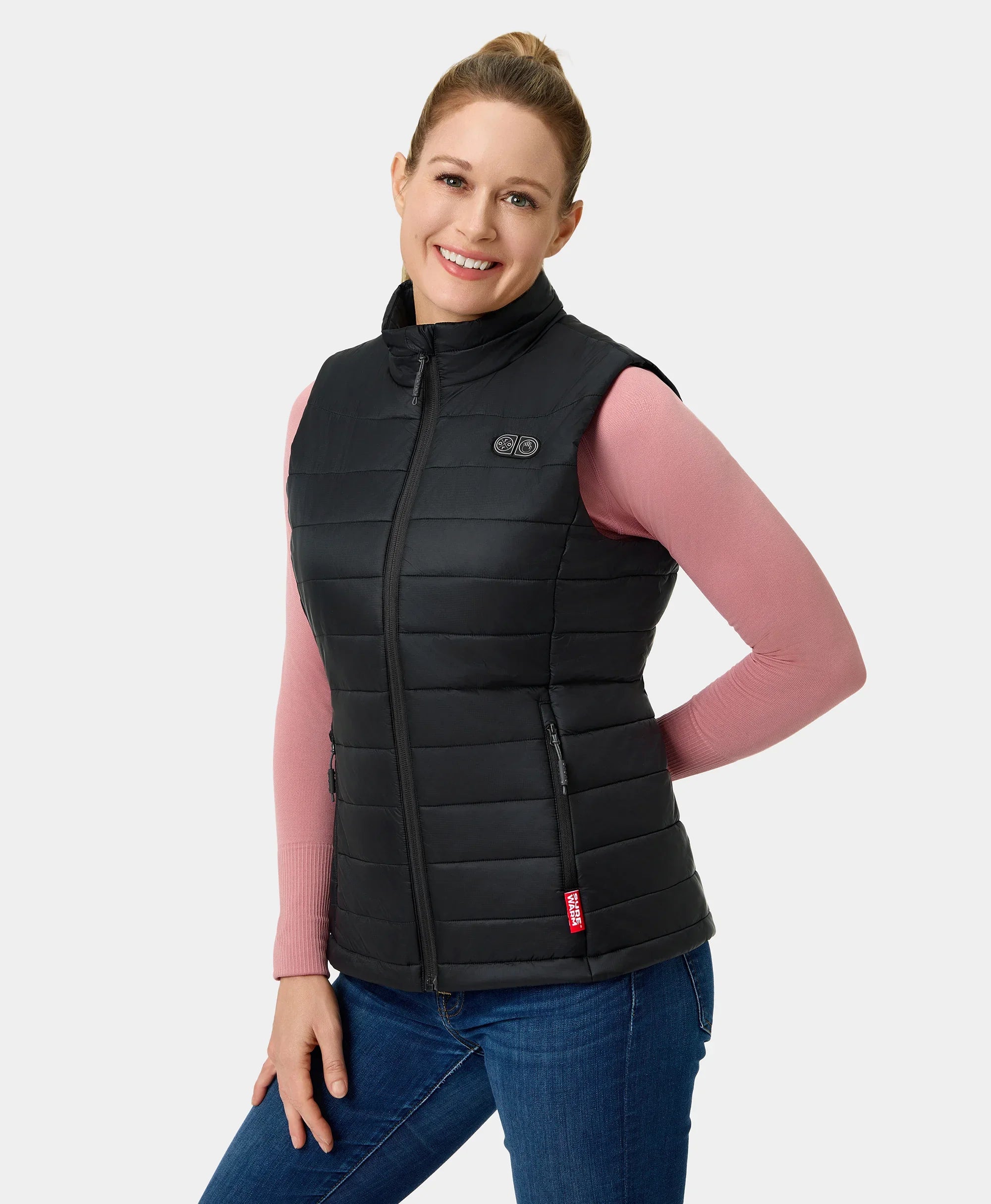 ORORO Heated (Open-box) SureWarm® Women's 7-Zone Dual-Control Classic Pro Heated Vest (Battery Set Not Included) - Image 4