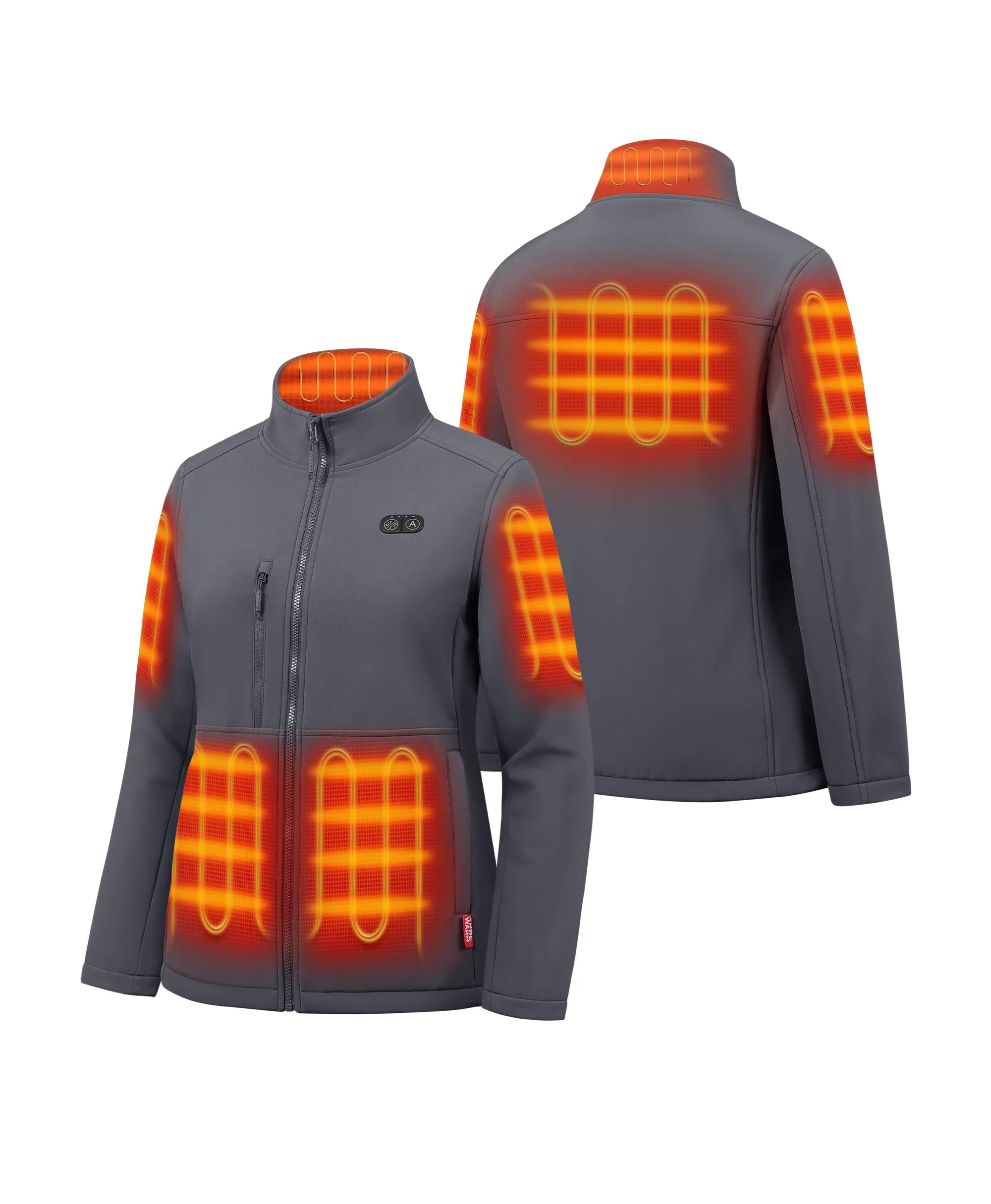 ORORO Heated Maverick ORORO Heated SureWarm® Women's 6-Zone Dual-Control Heated Softshell Jacket - Image 2