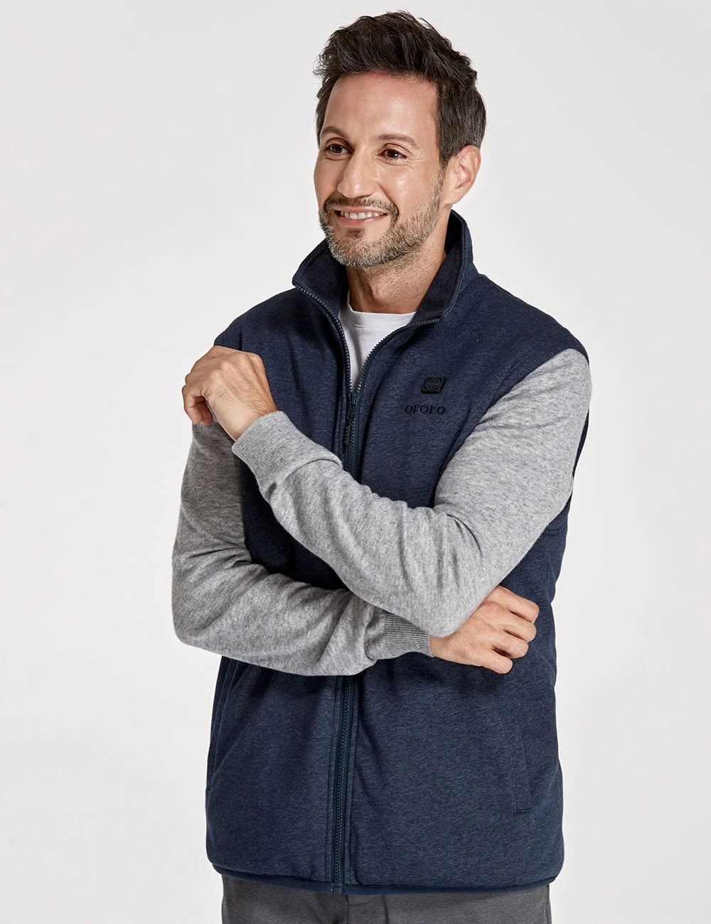 ORORO Heated Men's Heated Fleece Vest (Apparel Only) (ORORO Heated Final Sale) - Image 42