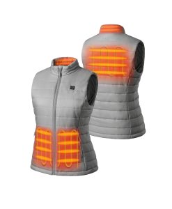 Alternative view of ORORO Heated Women's Classic Heated Vest - Gray