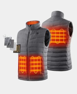 Alternative view of ORORO Heated Men's Heated Lightweight Down Vest
