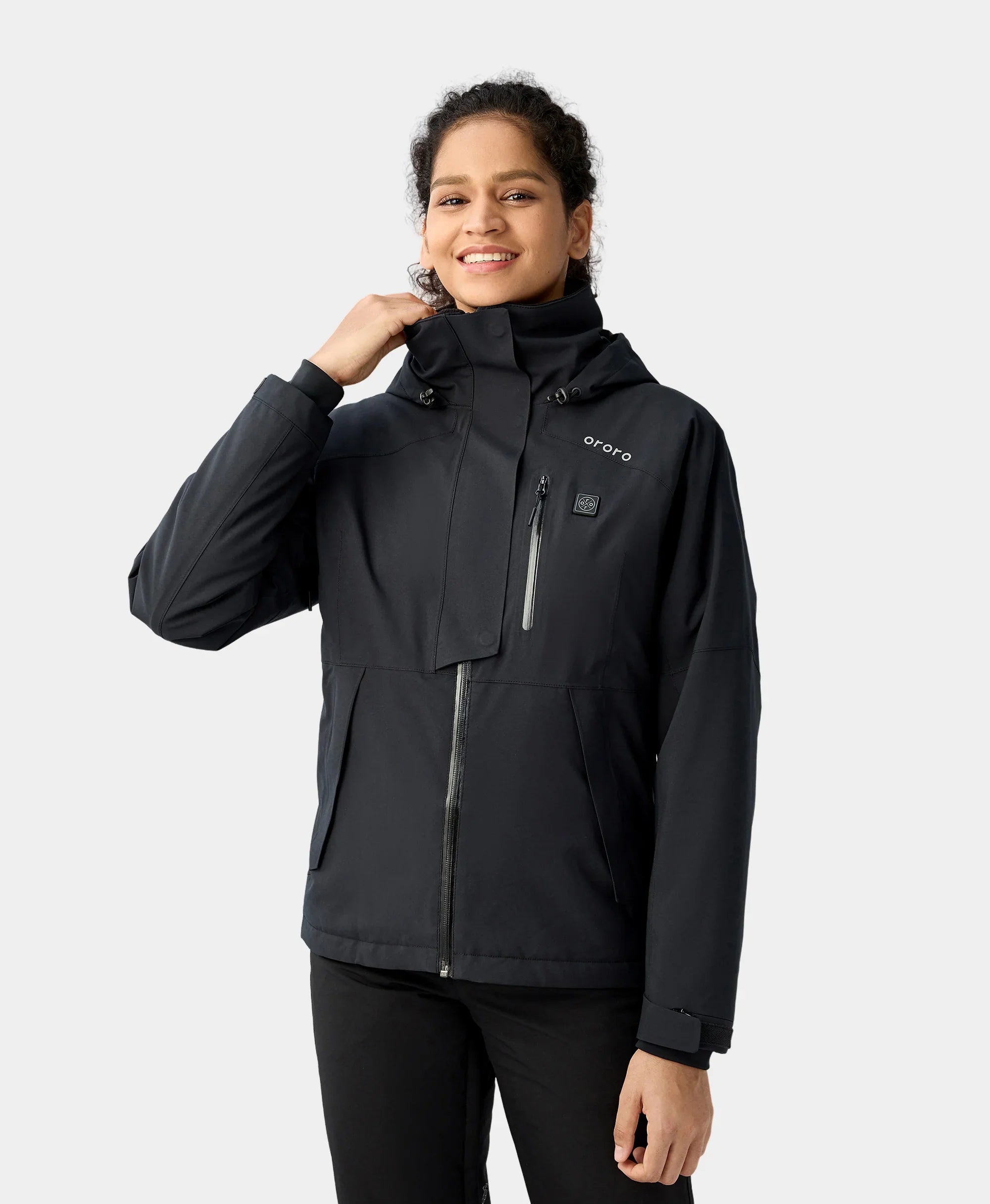ORORO Heated Women's Waterproof Heated Ski Jacket (ORORO Heated Final Sale) - Image 5