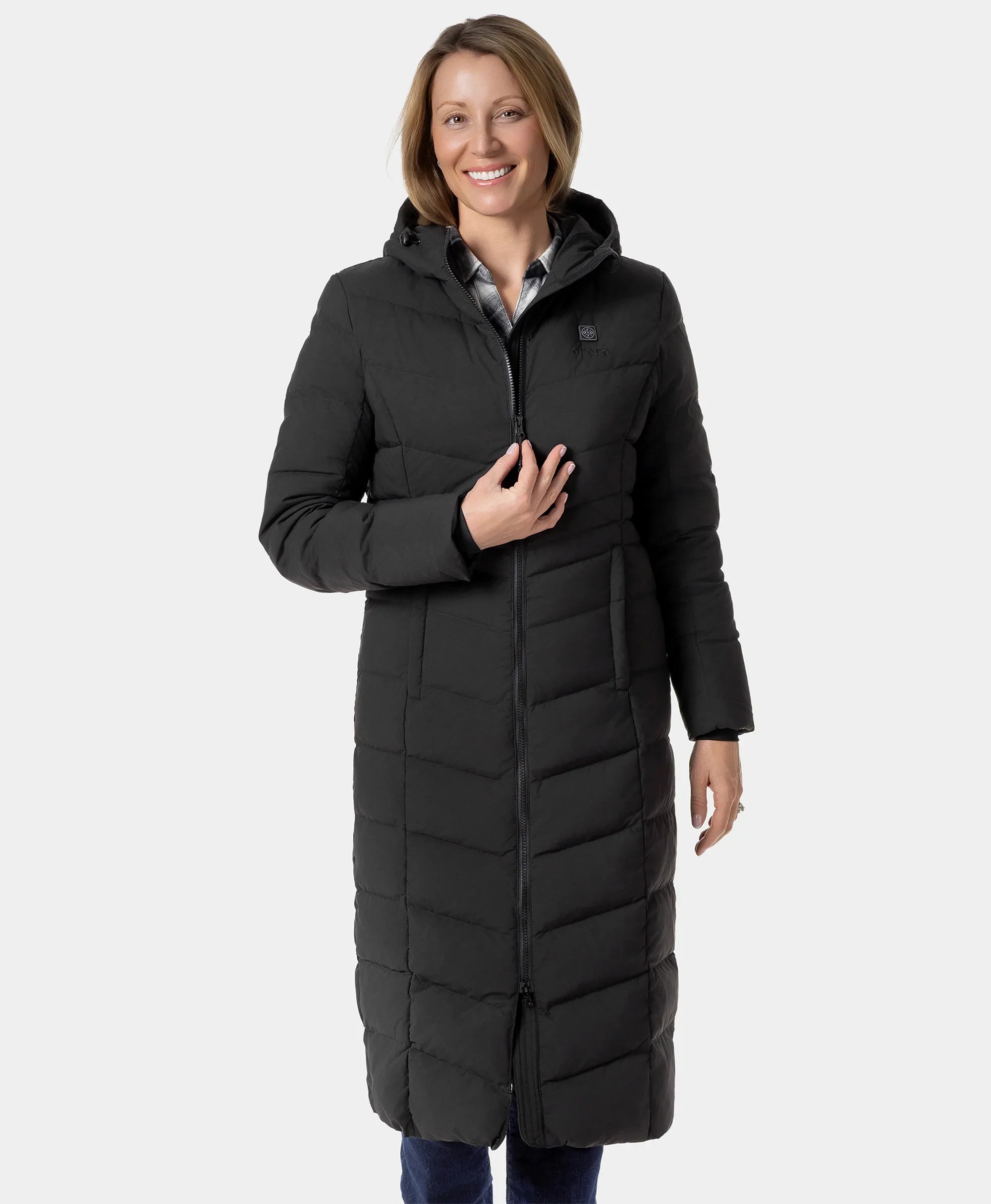 ORORO Heated (Open-box) SOHO Women's Heated Down Parka Jacket (Battery Set Not Included) - Image 8