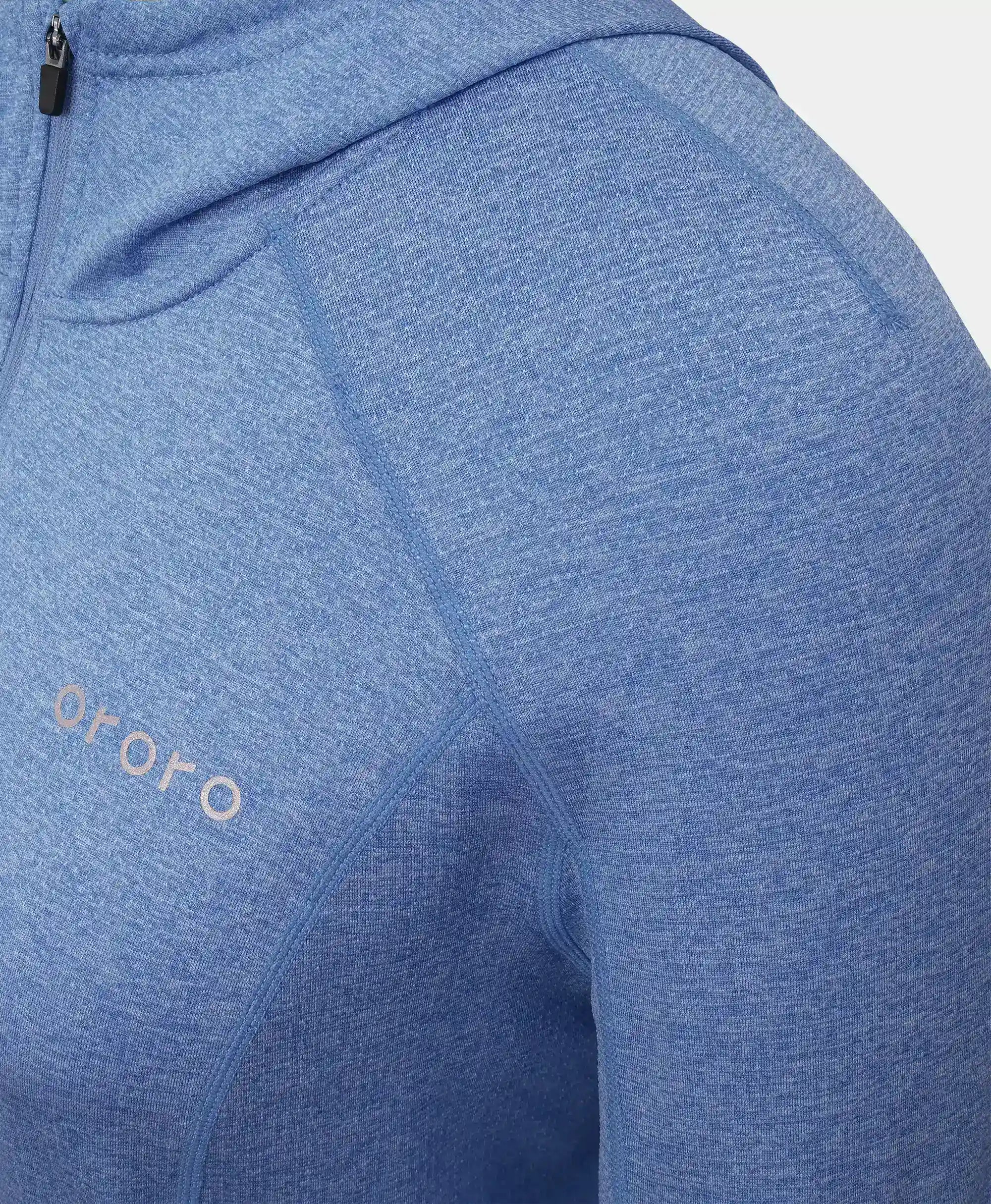 ORORO Heated Women’s TechTrail ¼-Zip Hoodie - Image 9