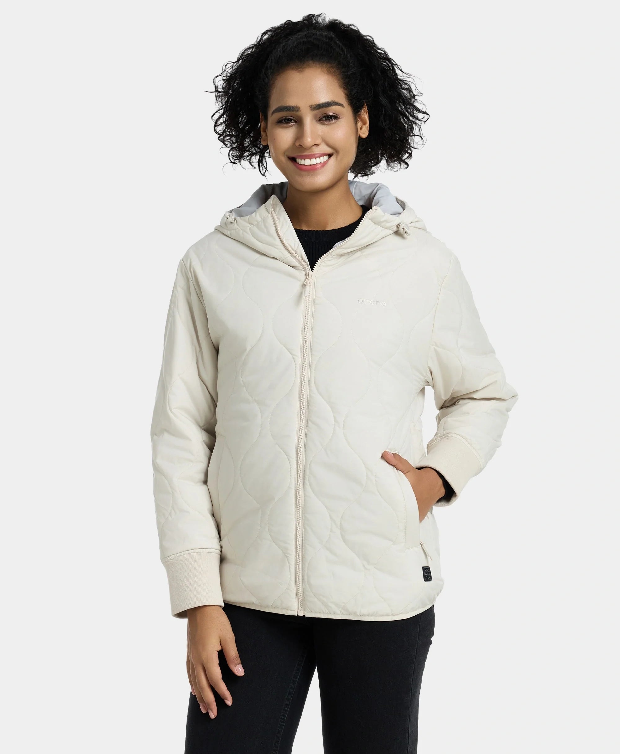 ORORO Heated Stargazer Women's Heated Quilted Hoodie Jacket (ORORO Heated Final Sale) - Image 20