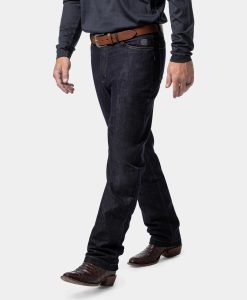 ORORO Heated Heatenim ORORO Heated Men’s Heated Denim Pants with Fleece Lining