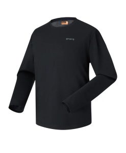 ORORO Heated (Open-box) Aoraki Unisex Merino Wool Blend Baselayer - Black