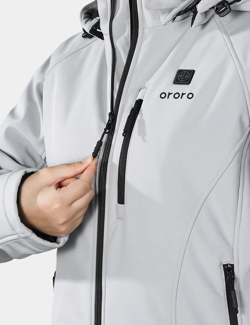 ORORO Heated Women's Classic Heated Jacket 2.0 (4 Heating Zones) - Image 9