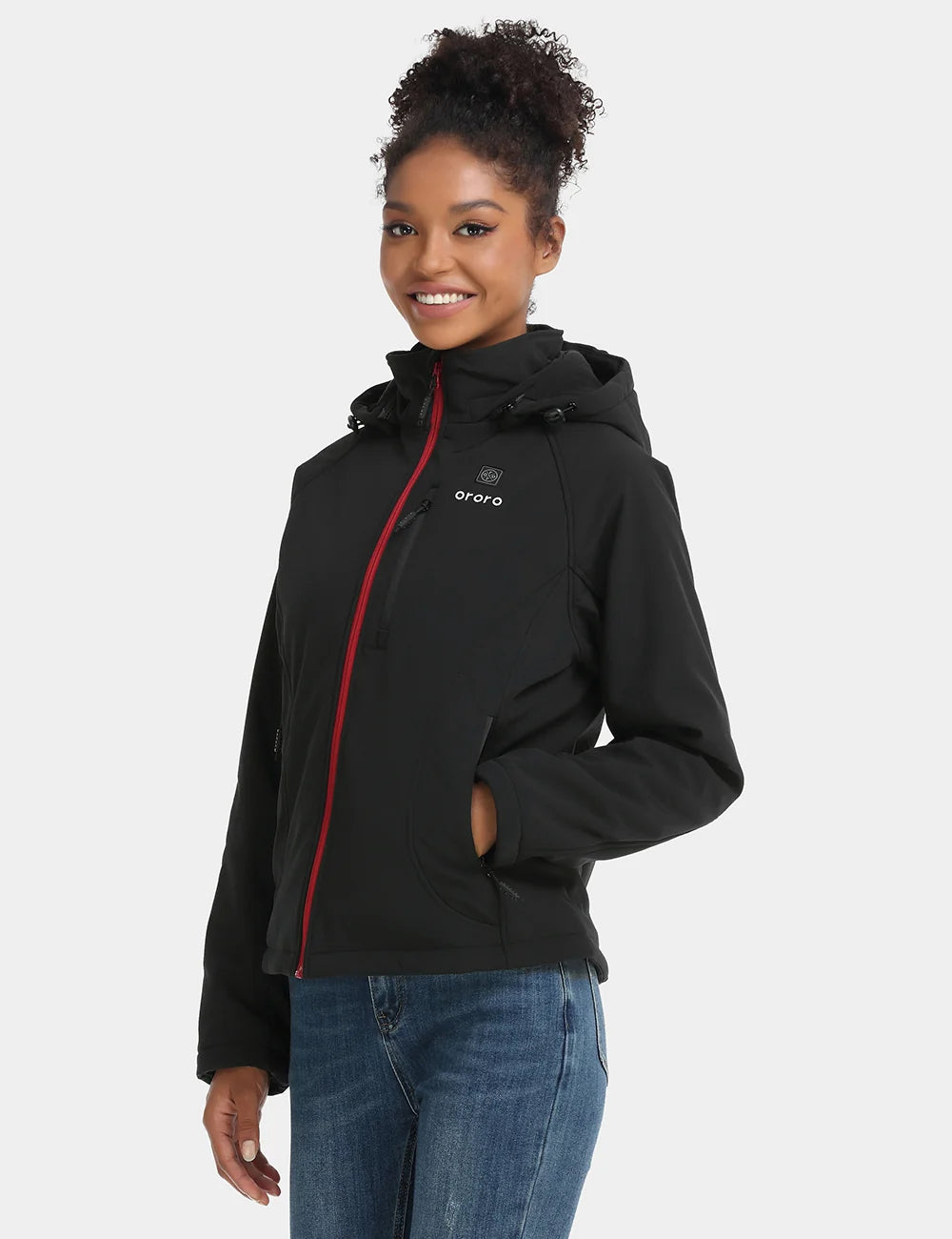ORORO Heated Women's Classic Heated Jacket 2.0 (4 Heating Zones) - Image 12