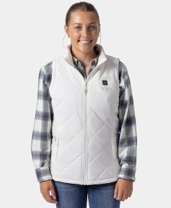 Alternative view of ORORO Heated (Open-box)  Women’s Junior 4-Zone Heated Quilted Vest (Battery Set Not Included)