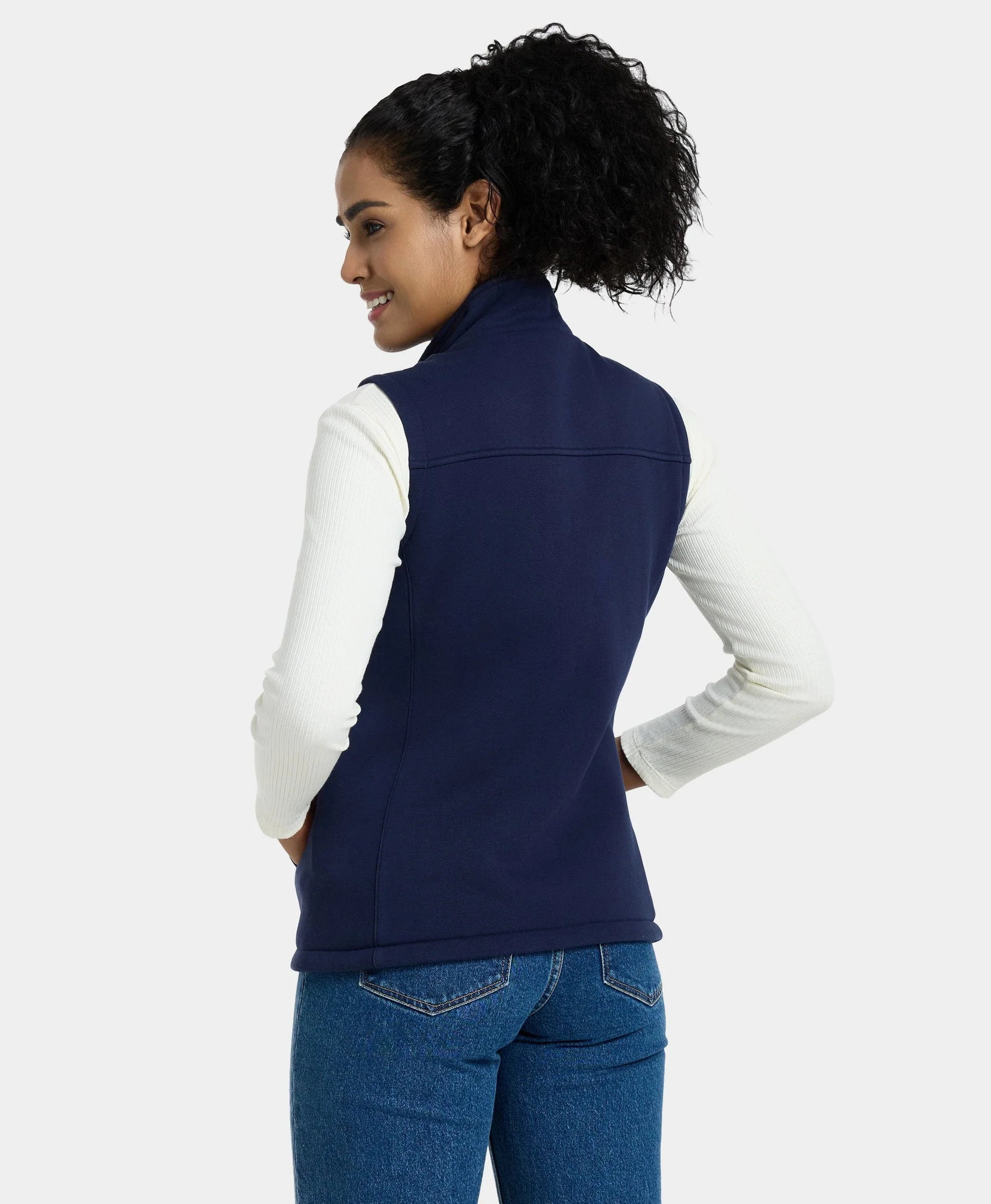 ORORO Heated Women's Heated Fleece Vest - New Colors (ORORO Heated Final Sale) - Image 12