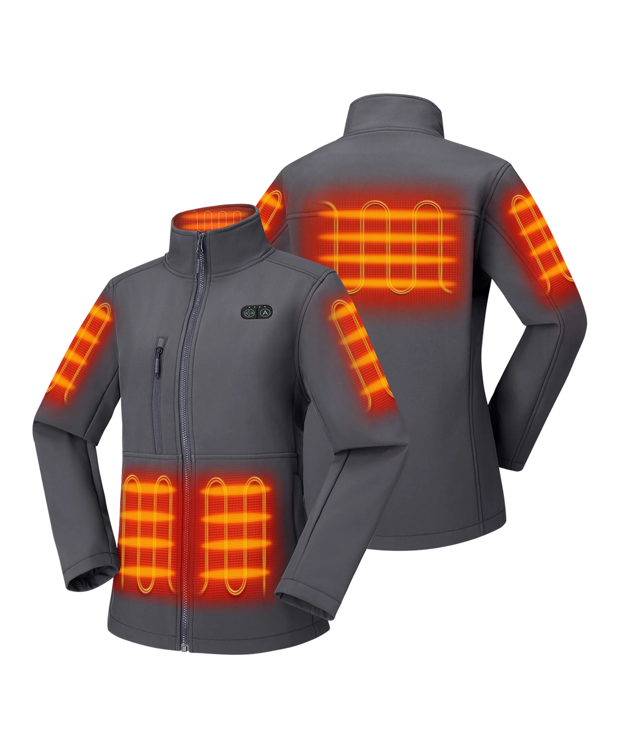 ORORO Heated Maverick ORORO Heated SureWarm® Women's 6-Zone Dual-Control Heated Softshell Jacket (Apparel Only) - Image 47
