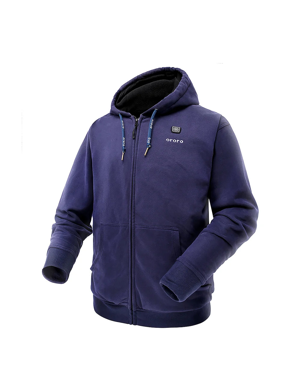 ORORO Heated Unisex Heated Hoodie - Navy (Discontinued) - Image 4