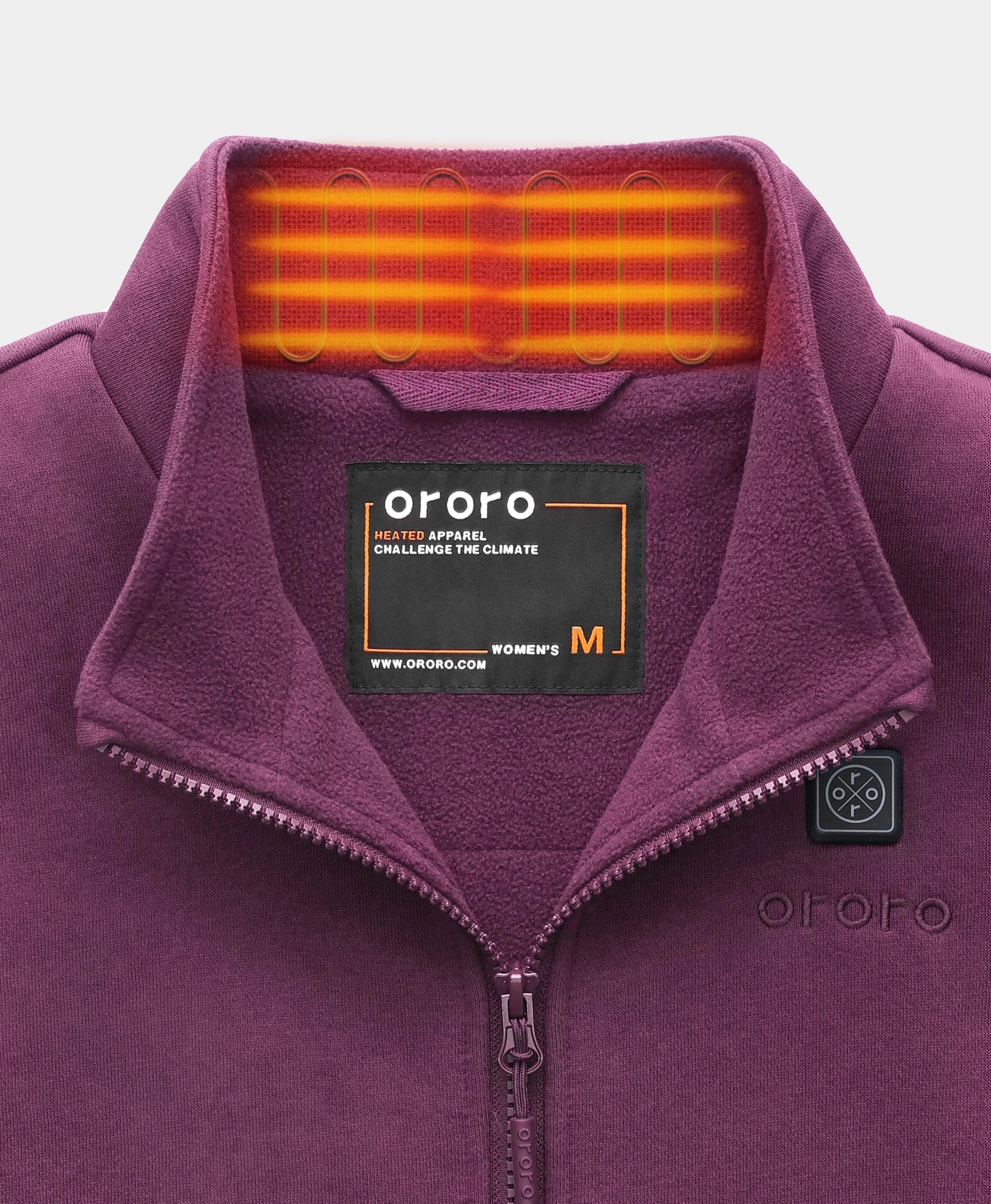 ORORO Heated Women's Heated Fleece Vest - Image 38