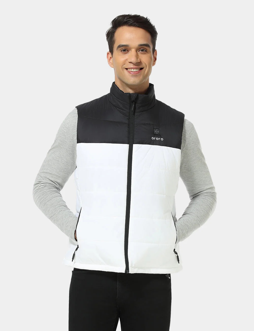 ORORO Heated Men's Classic Heated Vest (Apparel Only) - Image 55